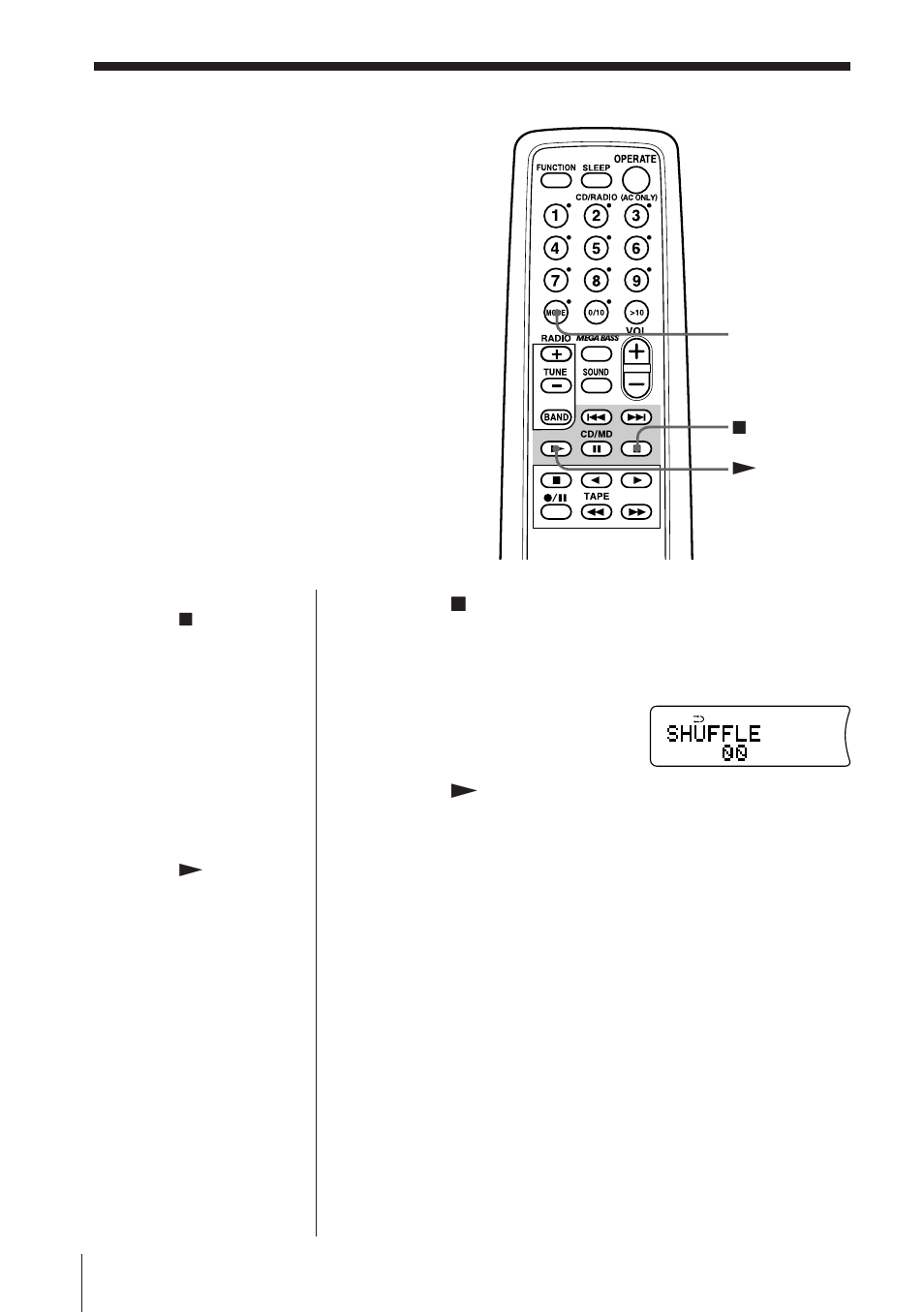 Reproducción de temas en orden aleatorio | Sony ZS-D7 User Manual | Page 74 / 112