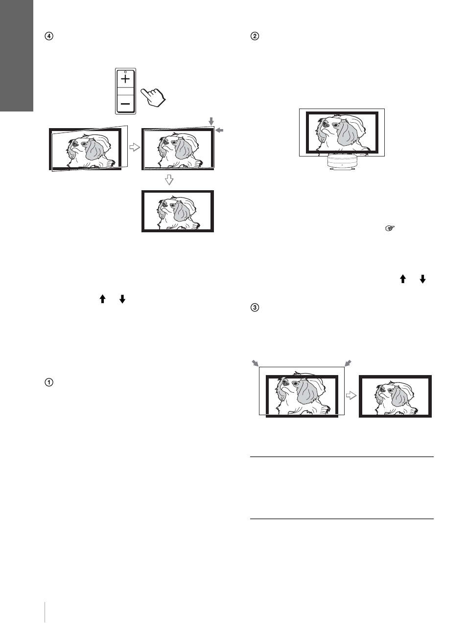 Appuyez sur la touche focus + ou, Pour régler à nouveau la mise au point | Sony Cineza VPL-HS20 User Manual | Page 102 / 240