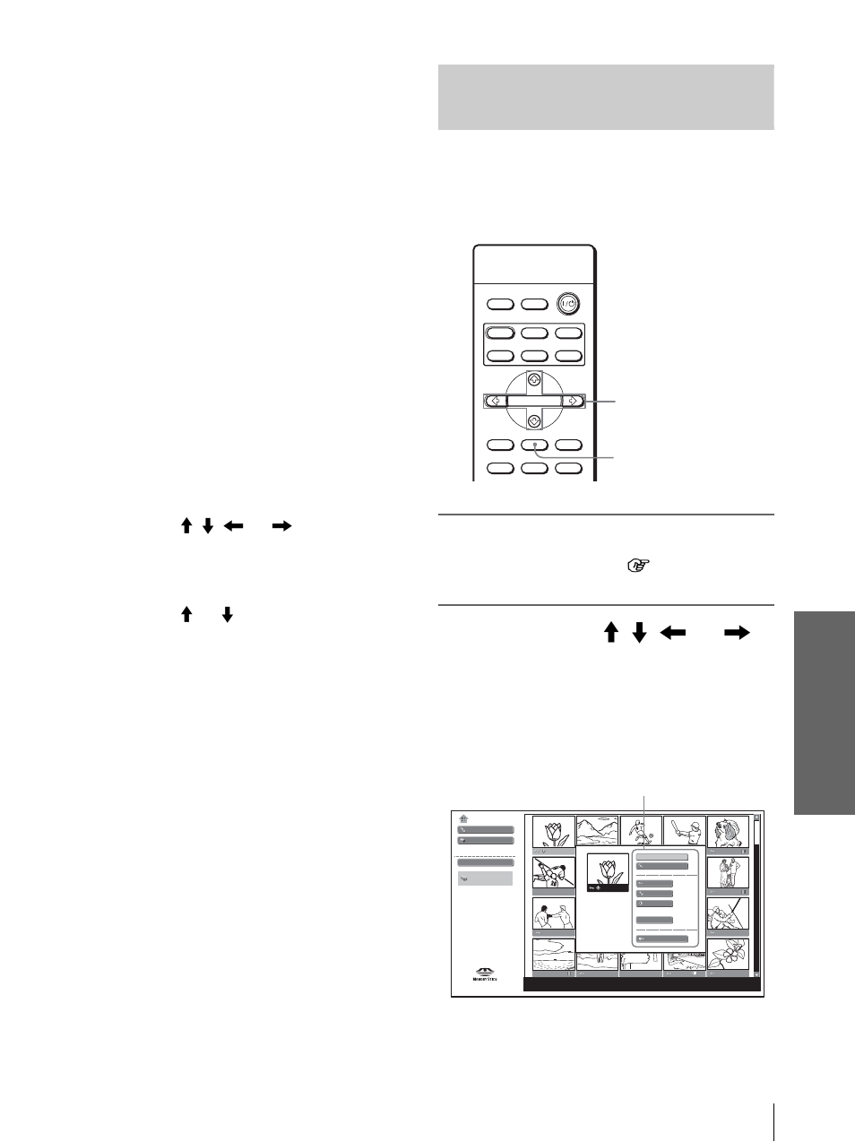 Pour terminer le diaporama, Lancement rapide du diaporama | Sony Cineza VPL-HS20 User Manual | Page 125 / 240