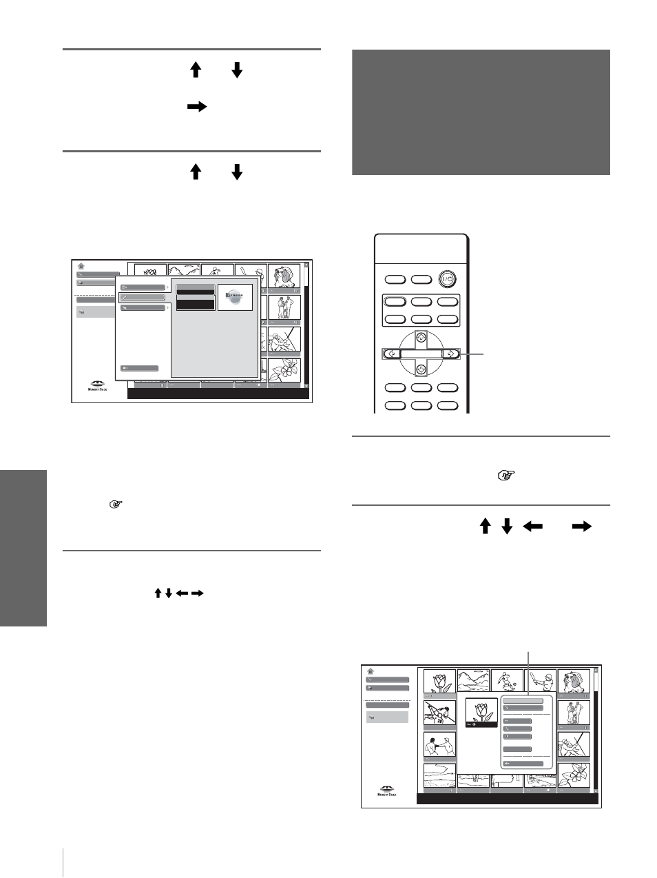 Suppression d’une image | Sony Cineza VPL-HS20 User Manual | Page 134 / 240