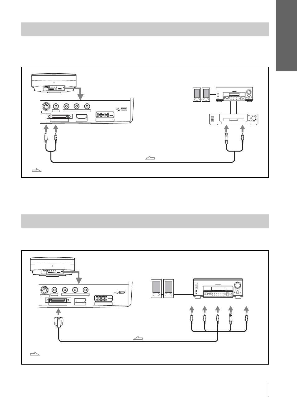 Cone xión y preparaci ón | Sony Cineza VPL-HS20 User Manual | Page 175 / 240