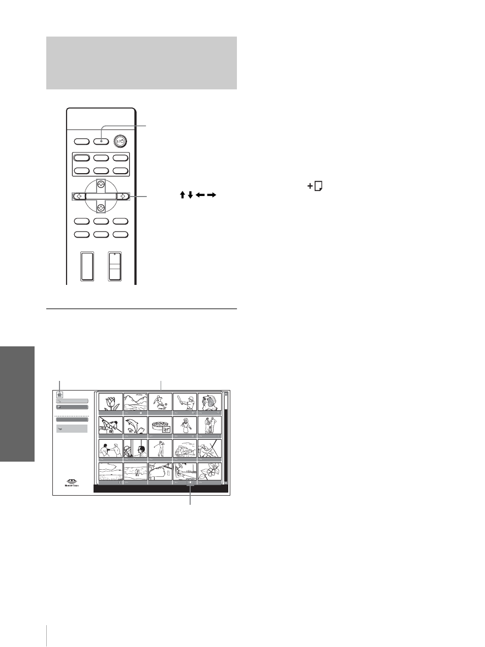 Pulse input para seleccionar ms, Uso de un “m em or y stic k, Qué es el modo de cámara digital | Antes de utilizar el archivo de imagen | Sony Cineza VPL-HS20 User Manual | Page 200 / 240