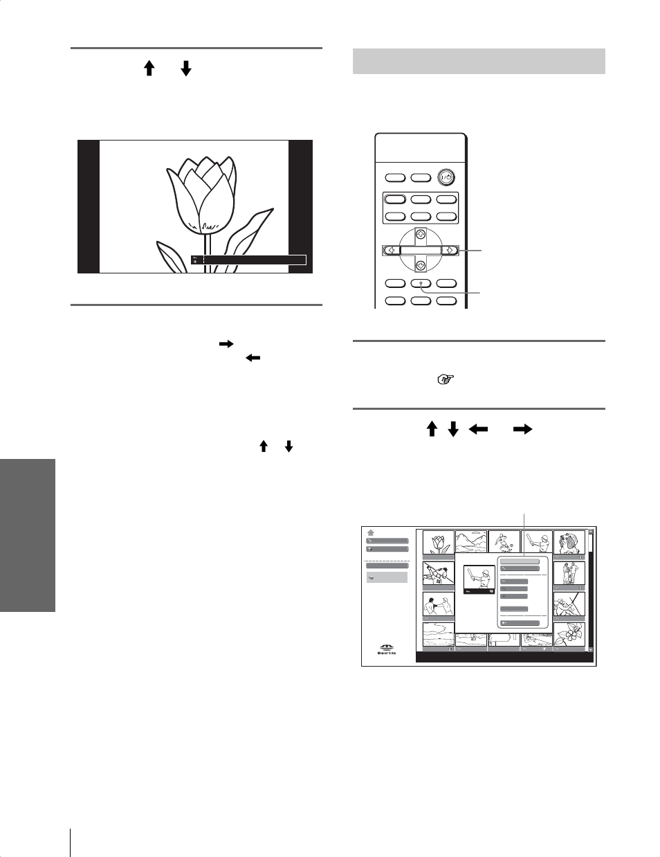 Playing movie pictures | Sony Cineza VPL-HS20 User Manual | Page 46 / 240