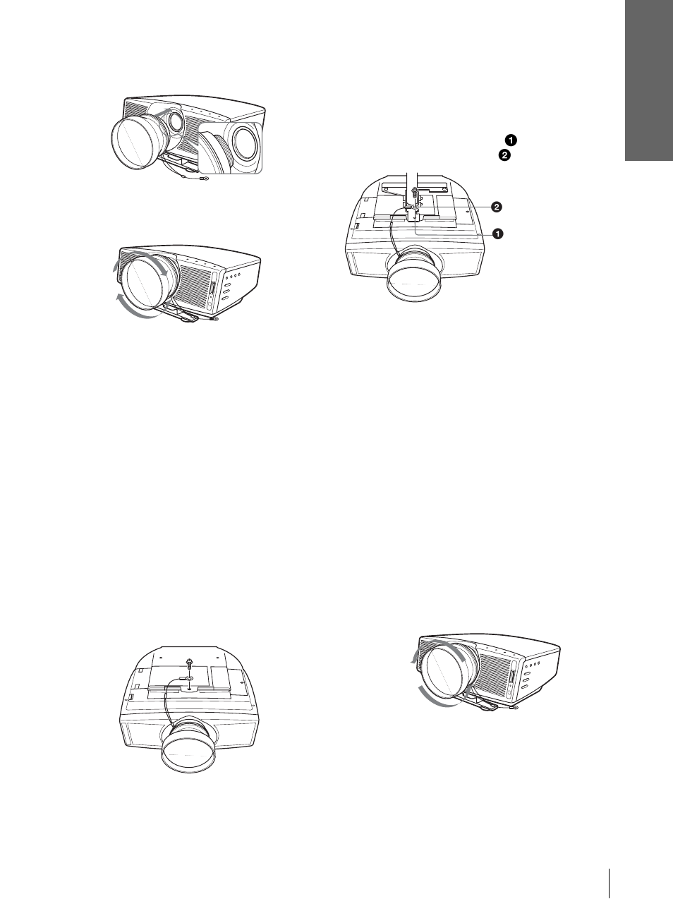 Raccor d ements et pré p arat ifs | Sony Cineza VPL-HS20 User Manual | Page 87 / 240