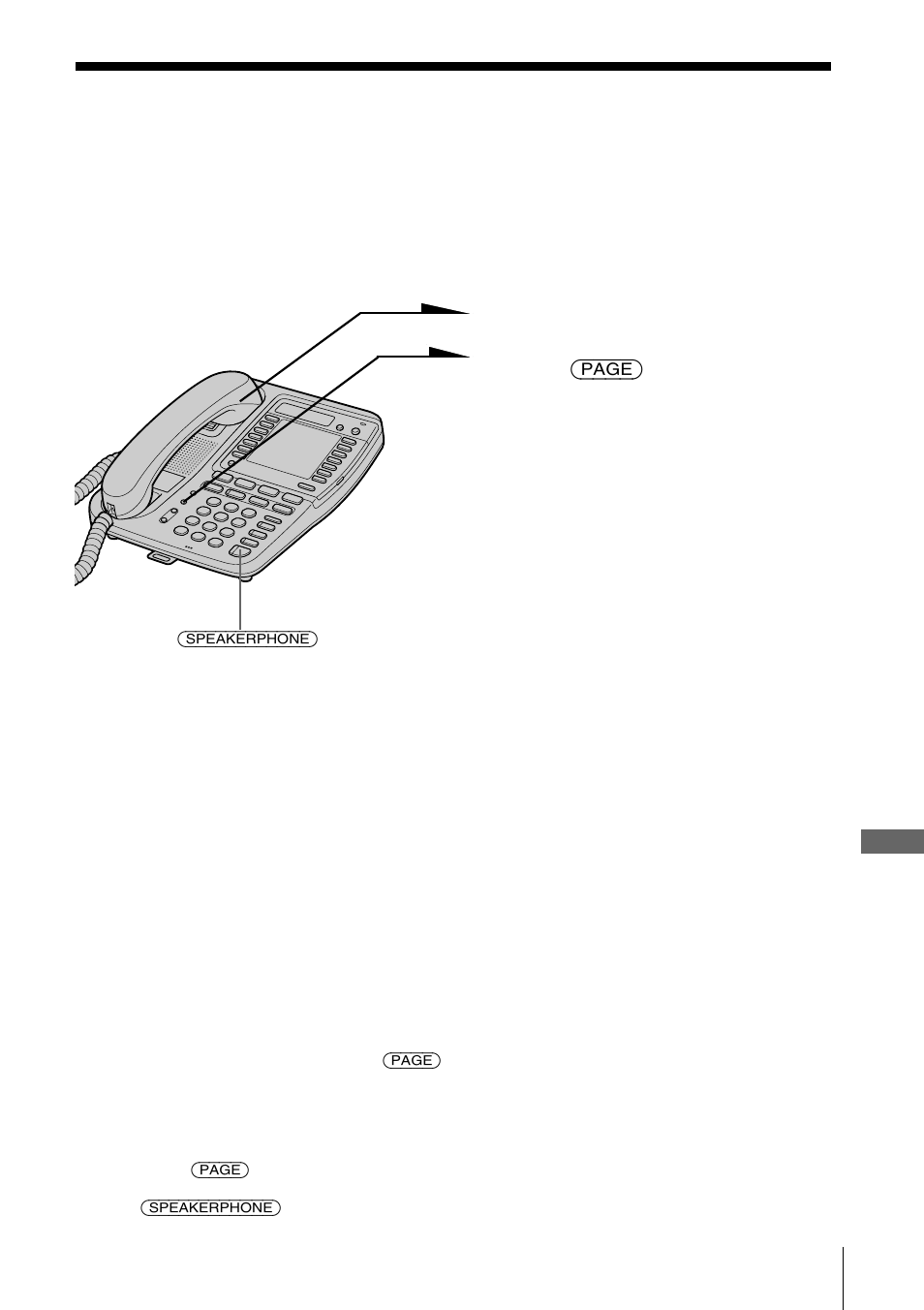 Voice paging (page) | Sony IT-M704 User Manual | Page 39 / 104