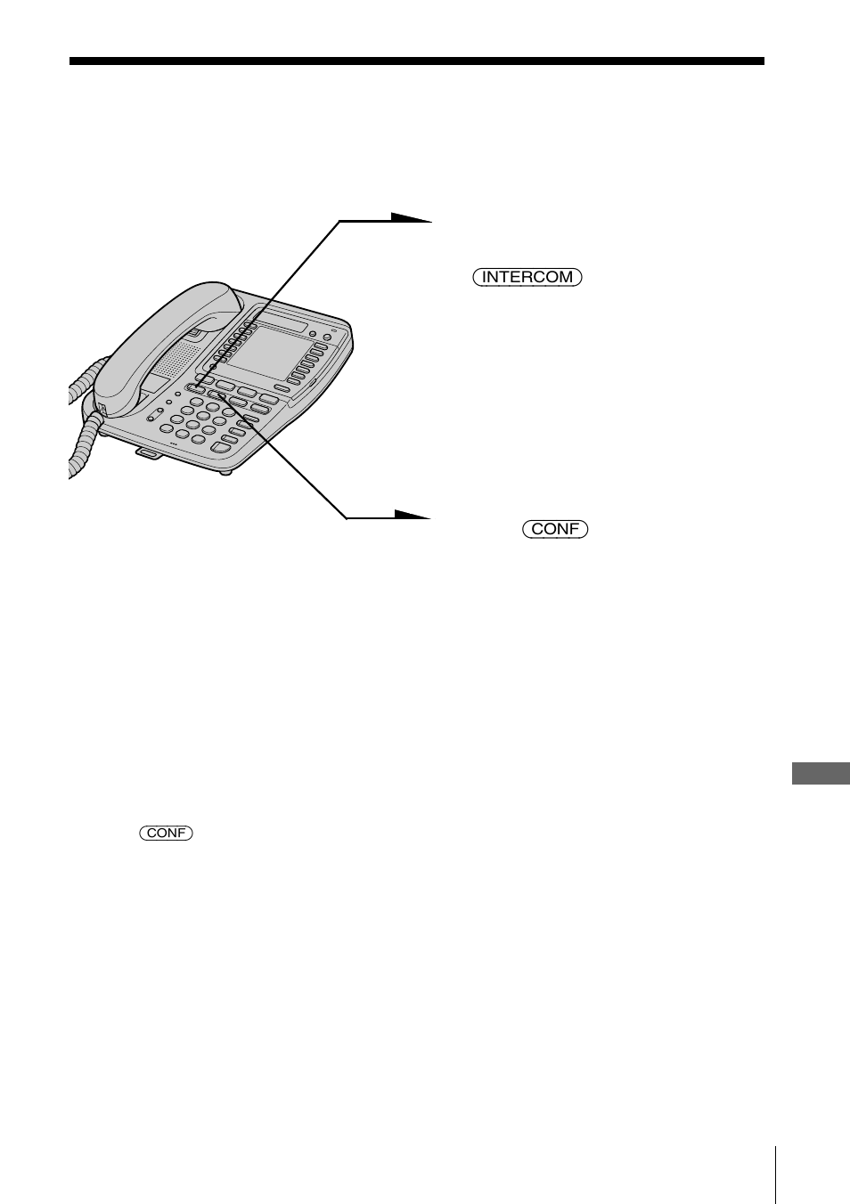 Having an intercom conference call | Sony IT-M704 User Manual | Page 41 / 104