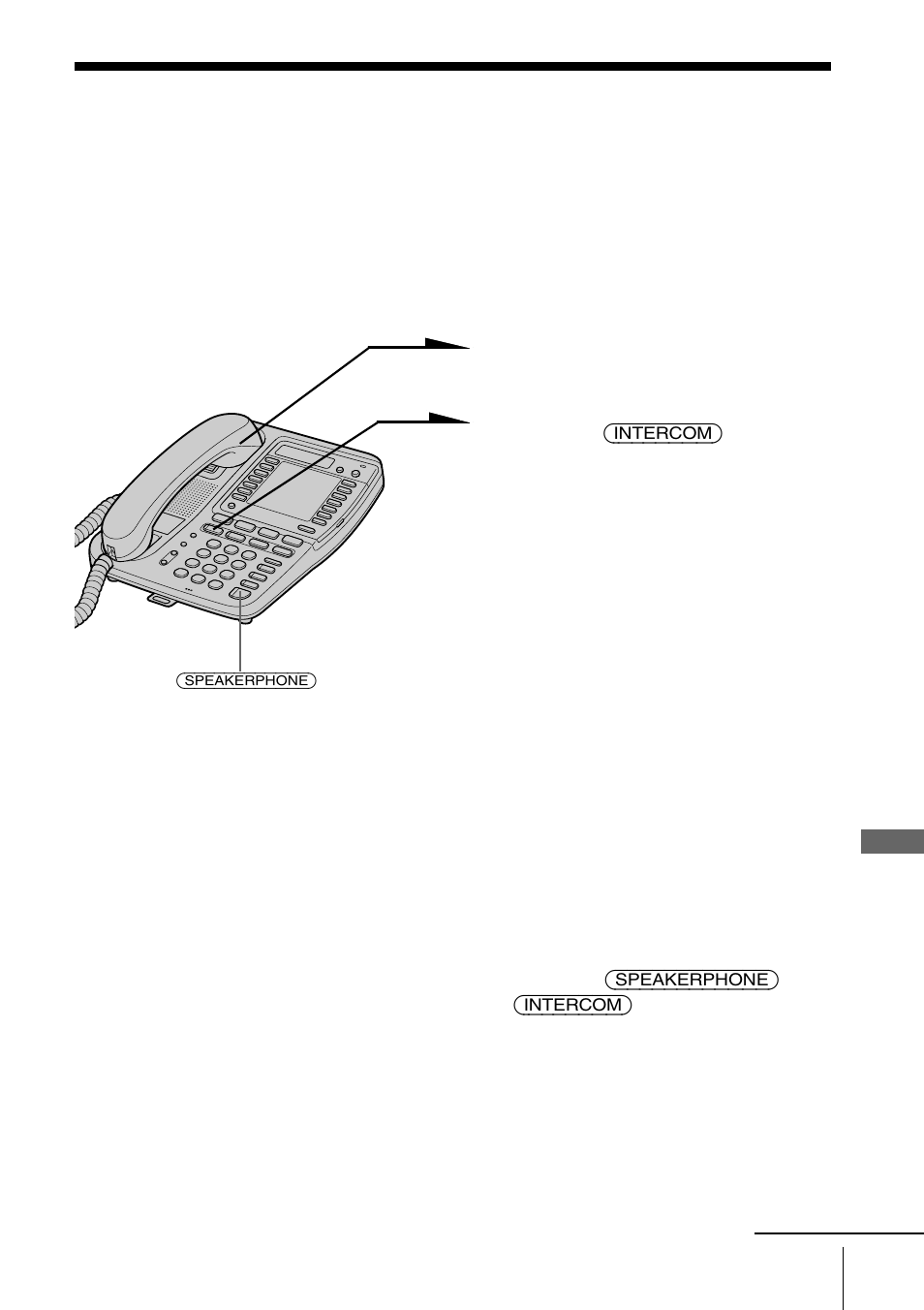 Operación de intercomunicación, Conversación entre teléfonos (intercomunicación) | Sony IT-M704 User Manual | Page 87 / 104