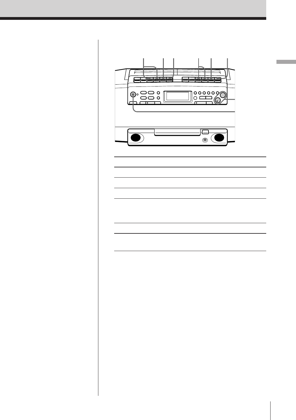 Basic operations 9 | Sony CFD-W57L User Manual | Page 10 / 72