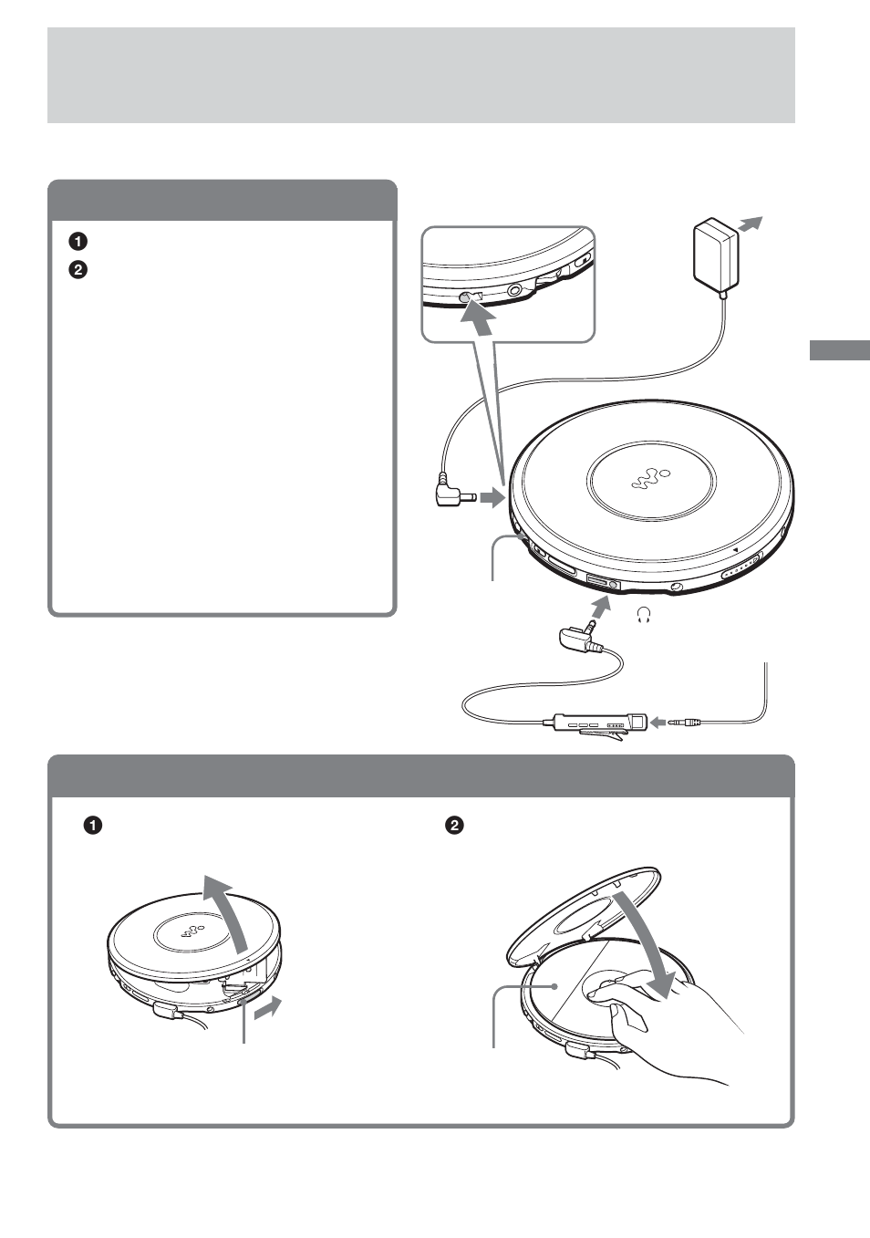Playing an audio cd or atrac3plus/atrac3/mp3 files | Sony CD Walkman D-NE1 User Manual | Page 13 / 116