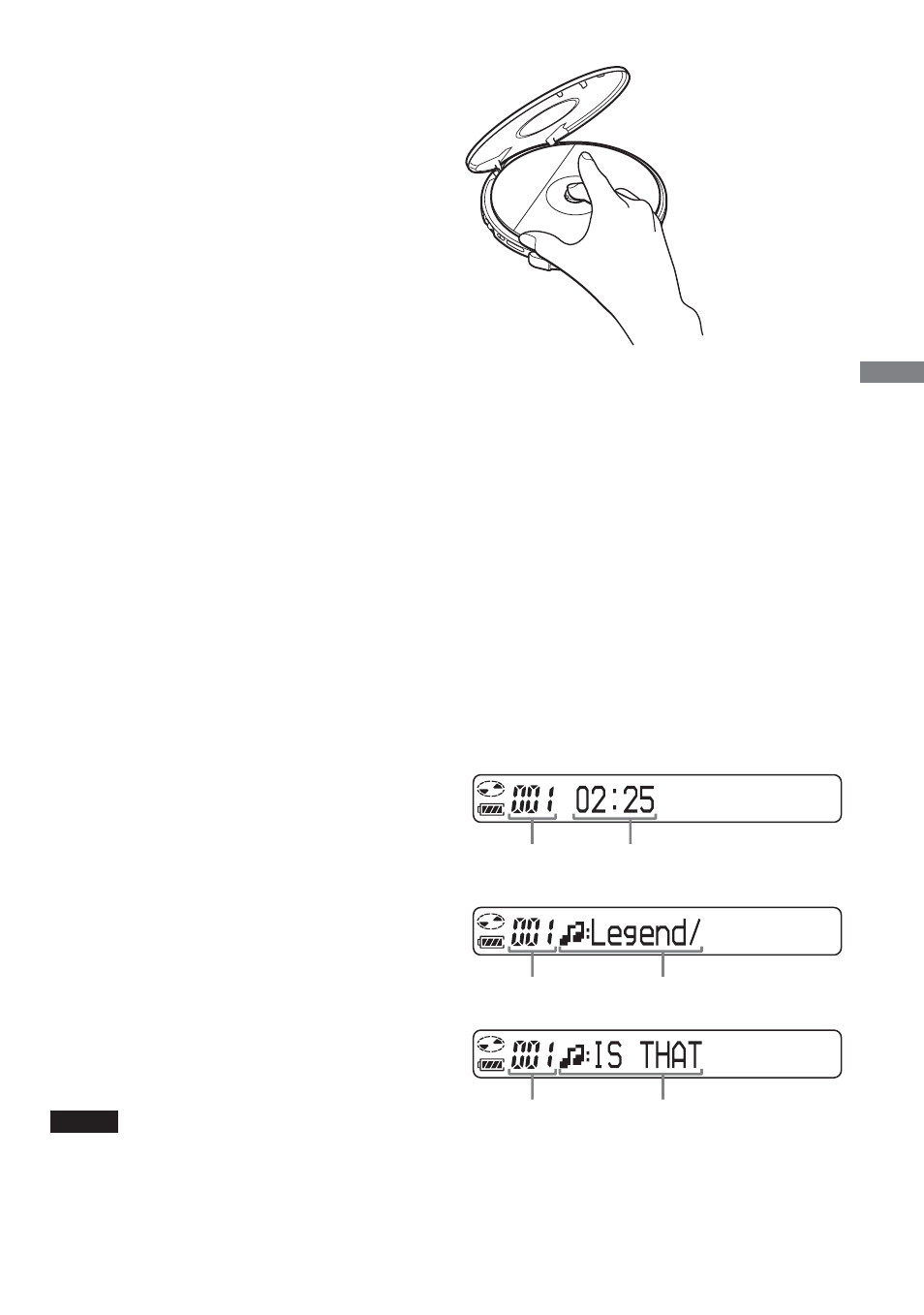 Sony CD Walkman D-NE1 User Manual | Page 15 / 116