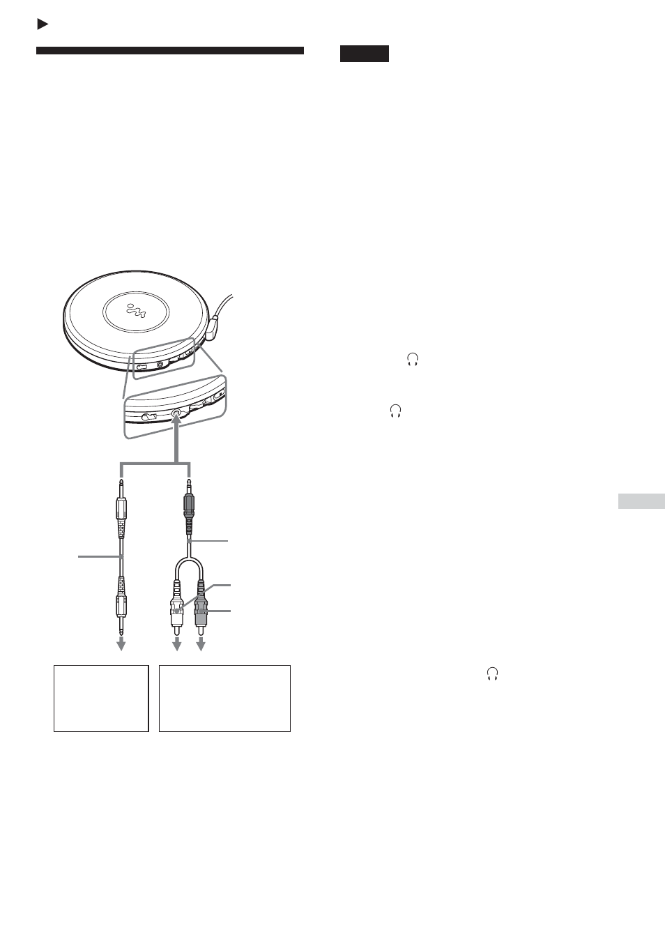 Connecting a stereo system, Connecting your cd player | Sony CD Walkman D-NE1 User Manual | Page 27 / 116