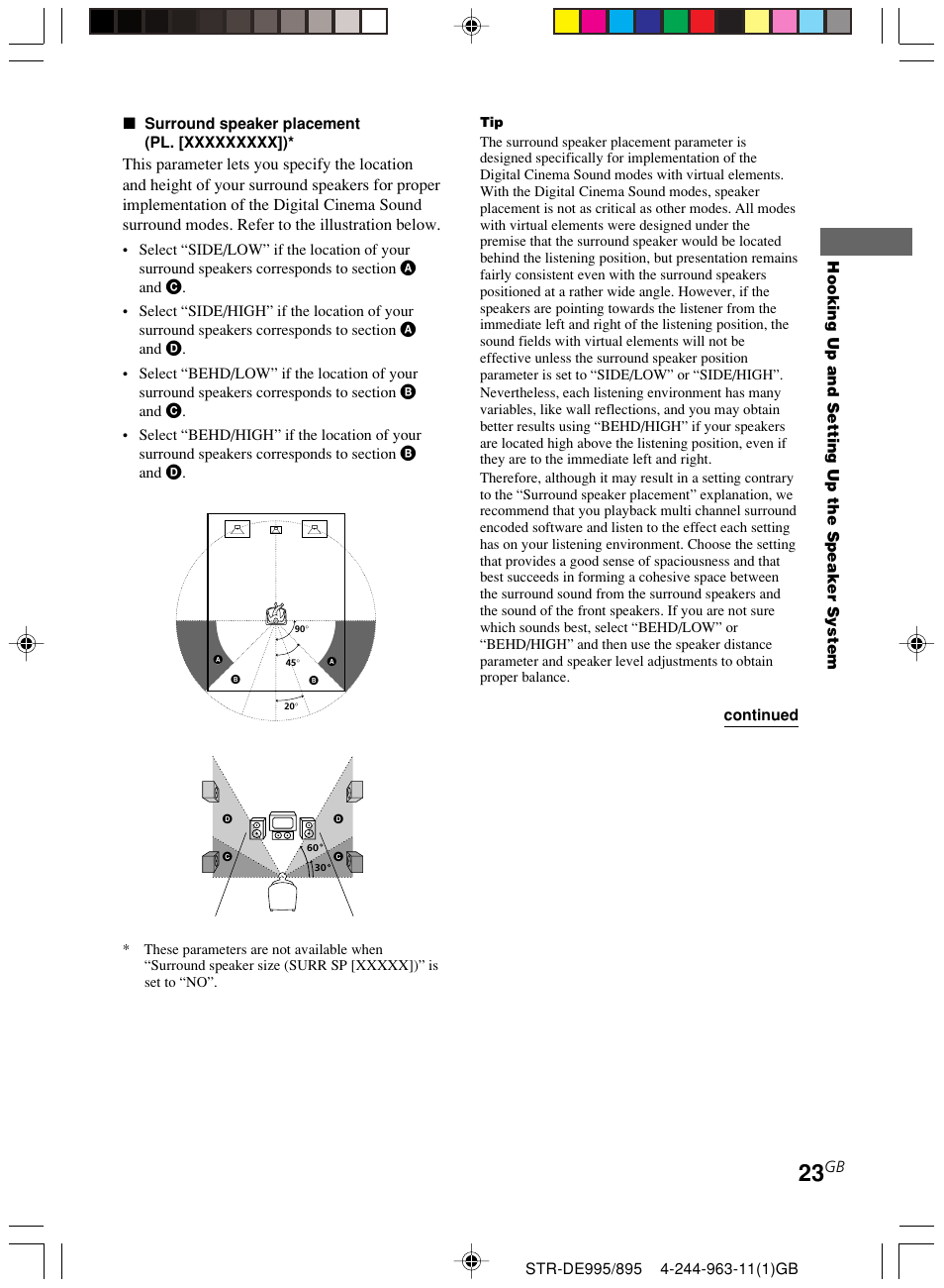 Sony STR-DE895 User Manual | Page 23 / 76