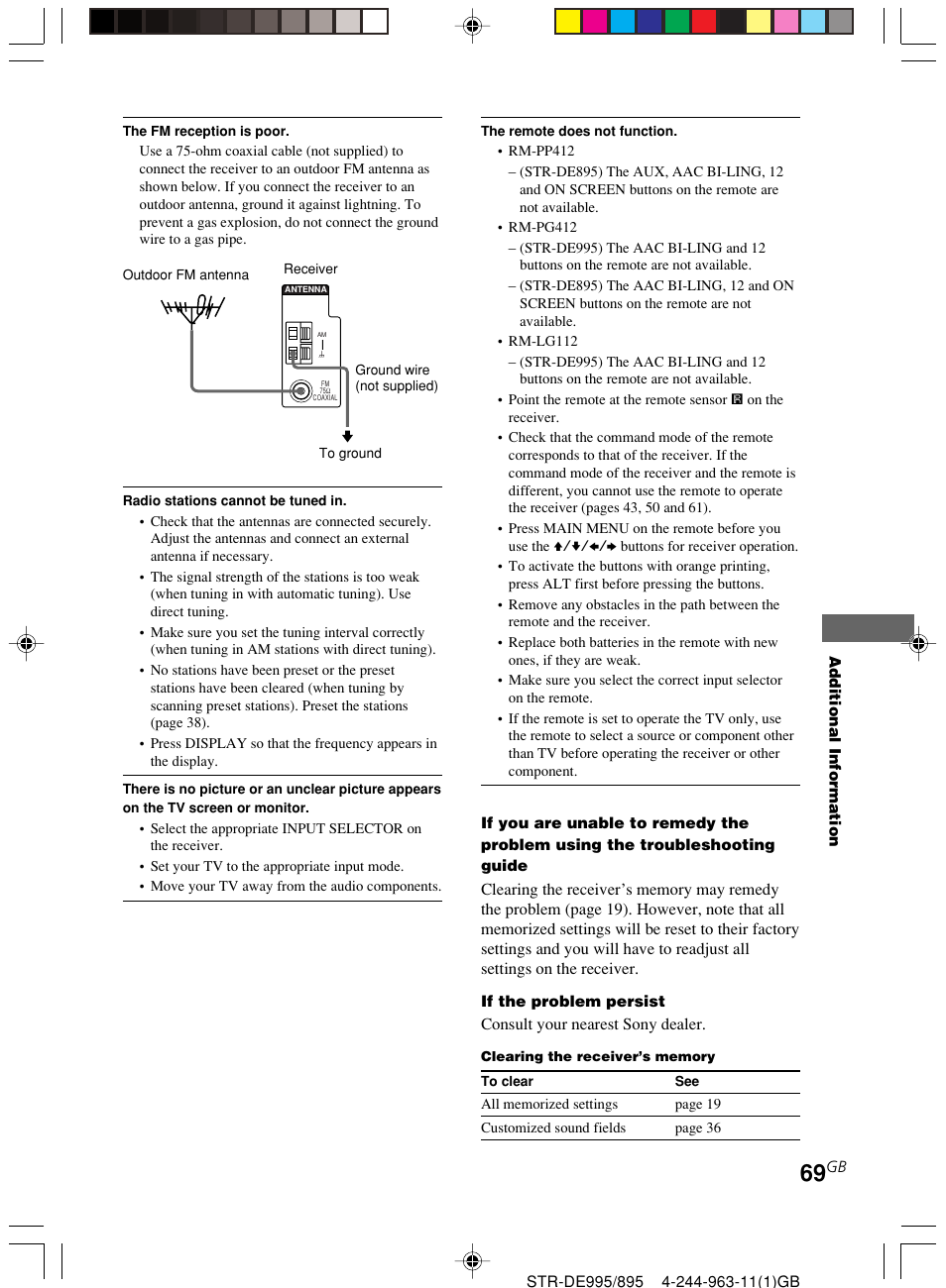 Sony STR-DE895 User Manual | Page 69 / 76