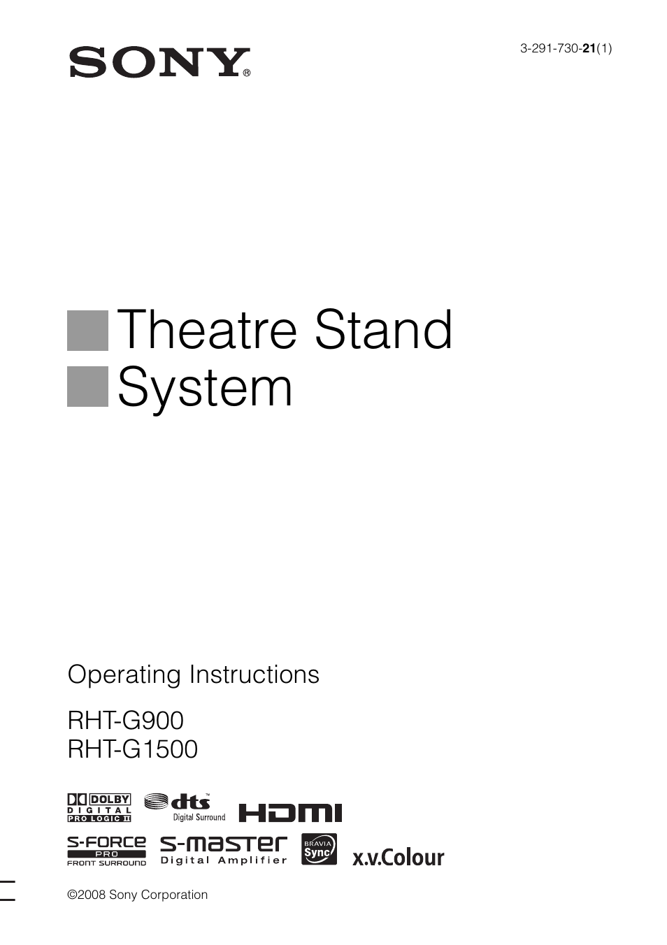 Sony RHT-G900 User Manual | 44 pages