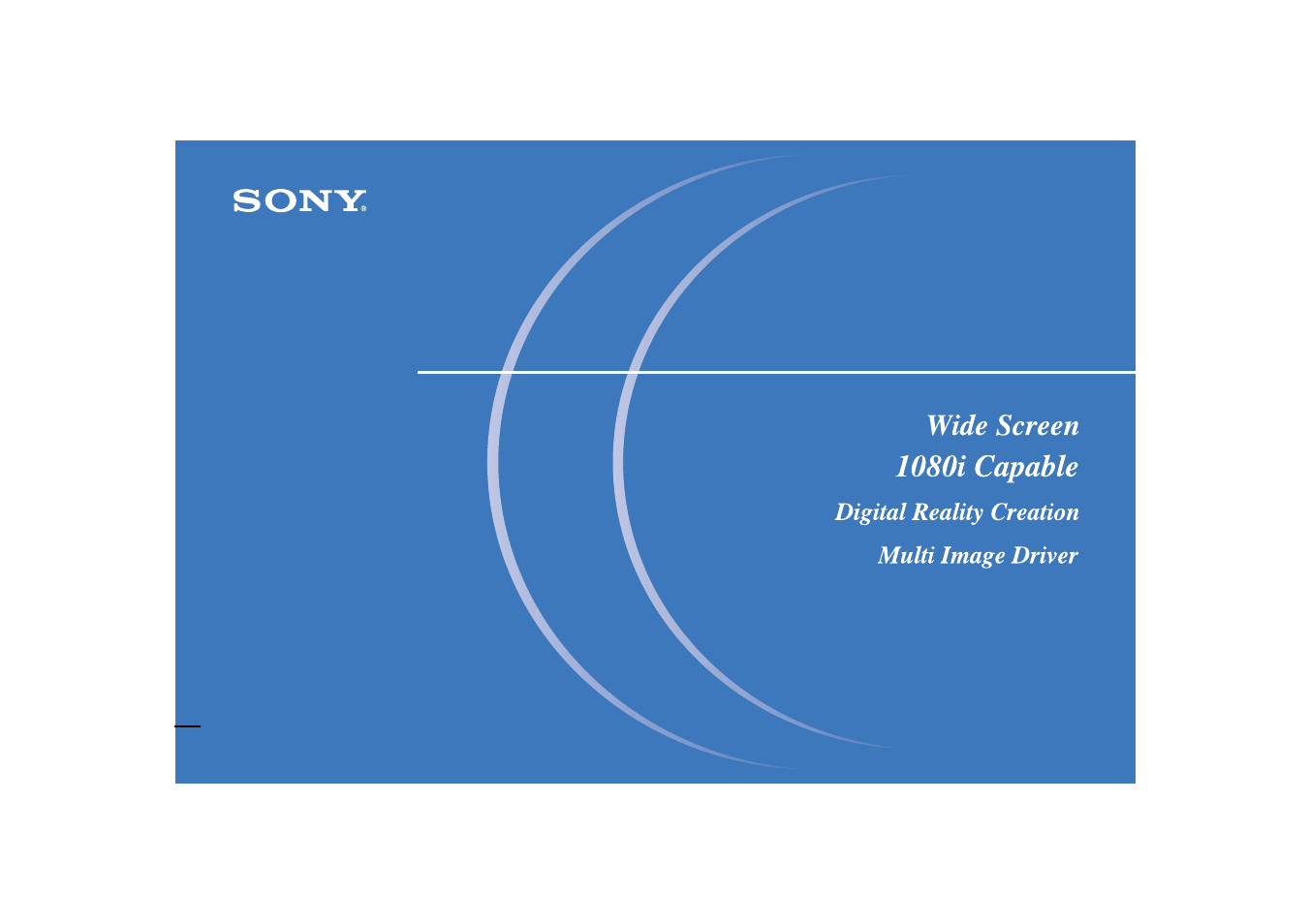 Sony KP-65XBR10W User Manual | 66 pages