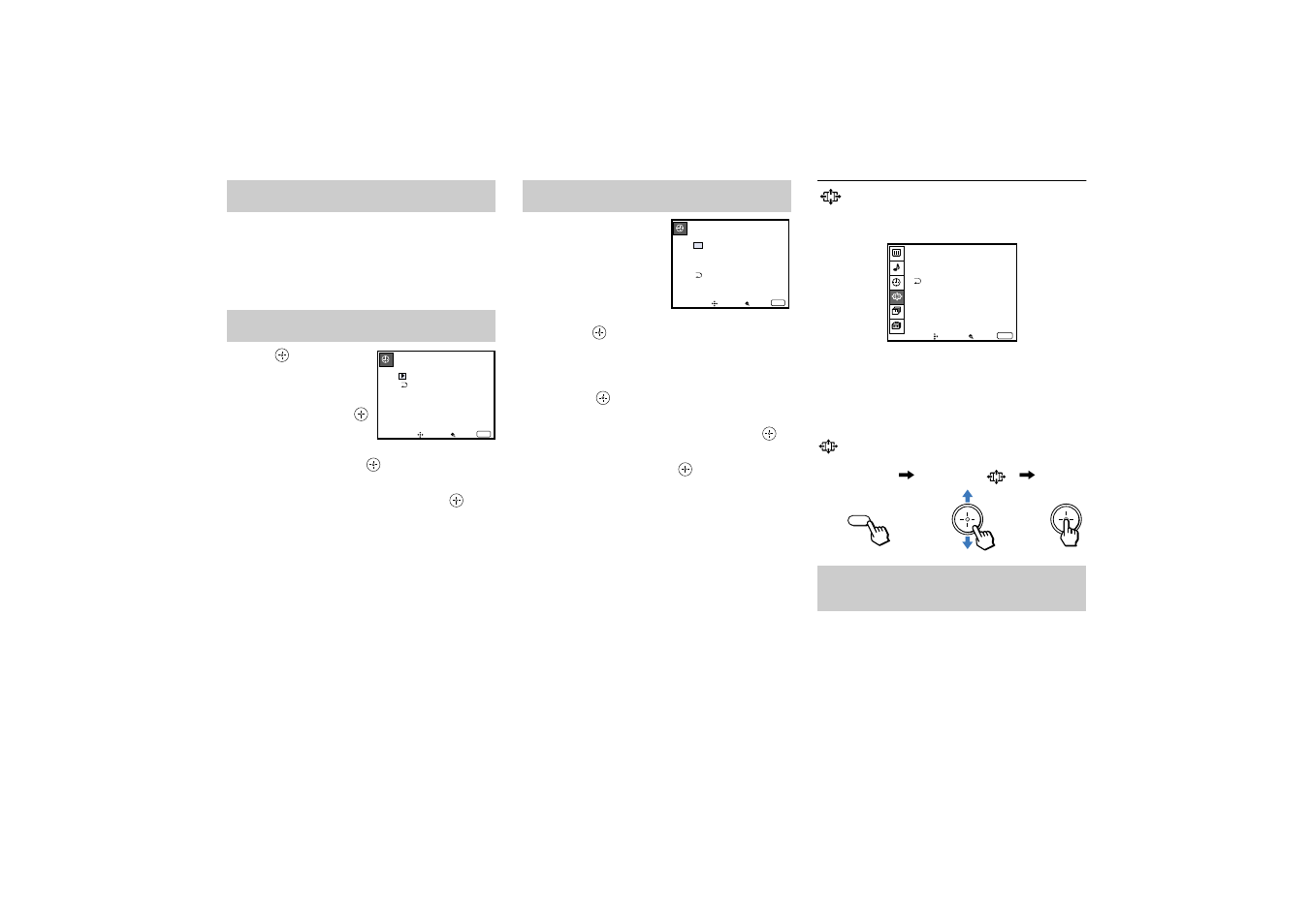 Using the wide screen mode menu, Using the wide screen mode, Menu | Sony KP-65XBR10W User Manual | Page 44 / 66