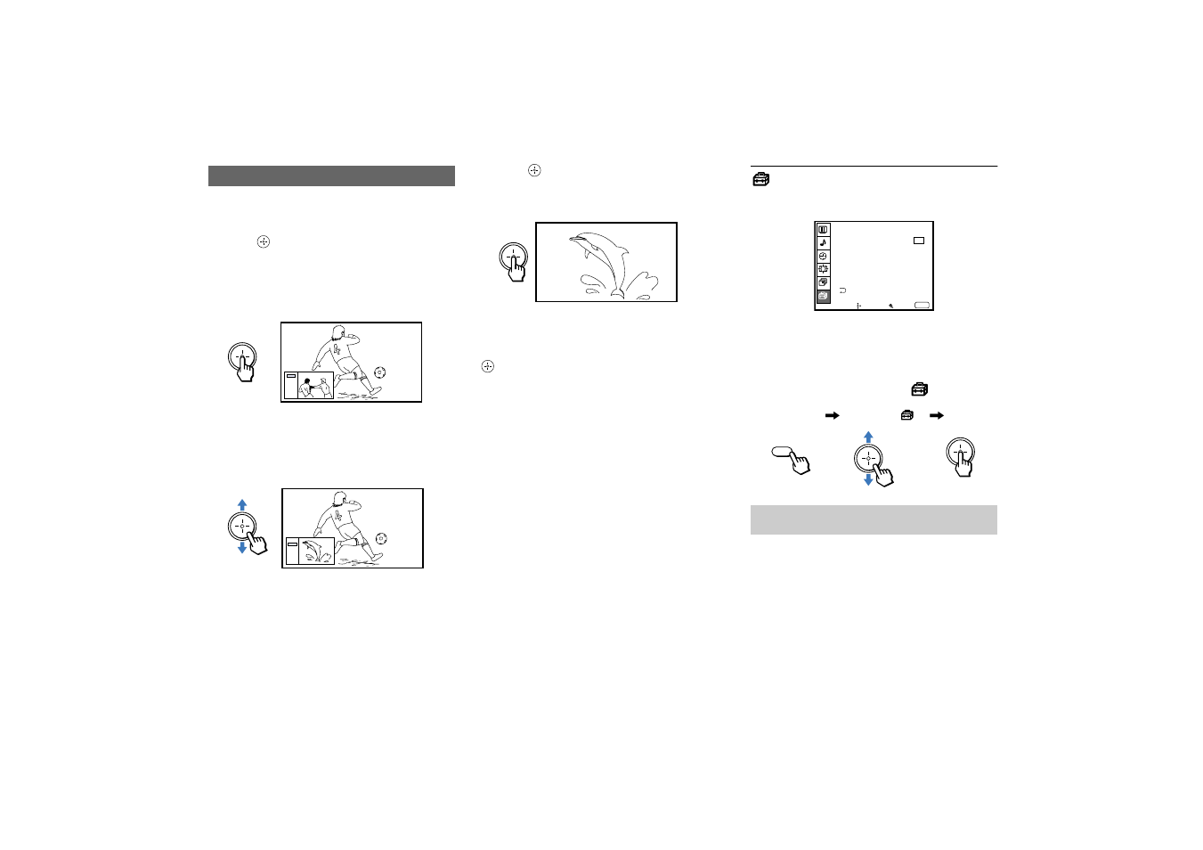 Using favorite channel, Using the set up menu | Sony KP-65XBR10W User Manual | Page 48 / 66