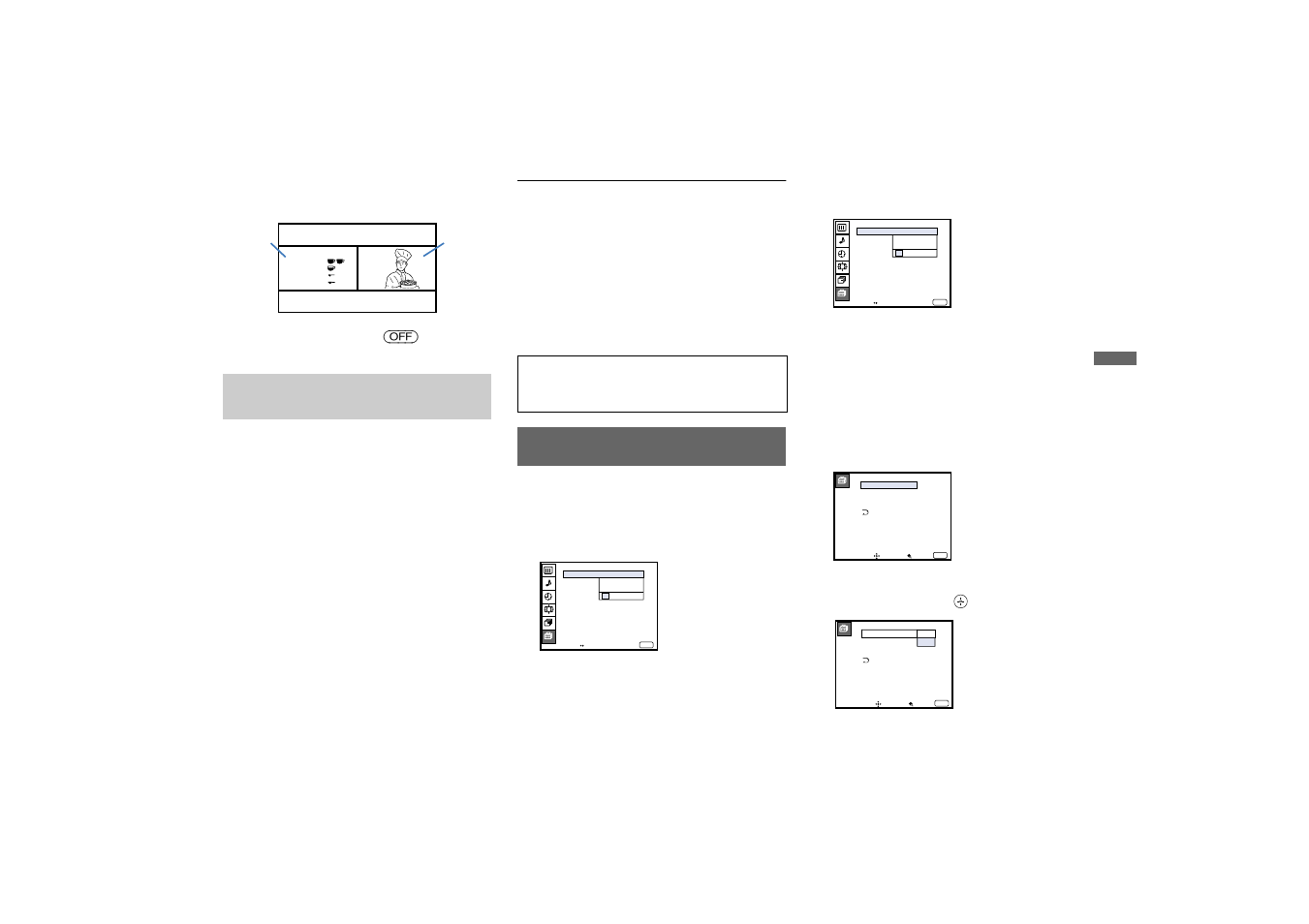 Using the parental control feature, Activating the parental control feature, Using the parental control feature 47 | Activating the parental control, Feature | Sony KP-65XBR10W User Manual | Page 51 / 66