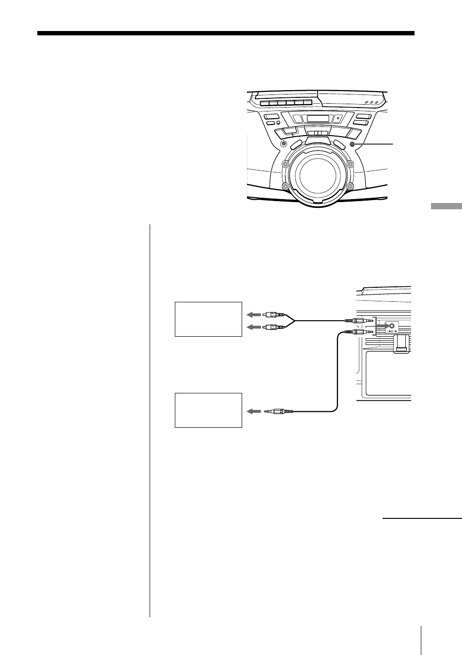 Conexión de componentes opcionales | Sony CFD-G30L User Manual | Page 59 / 72
