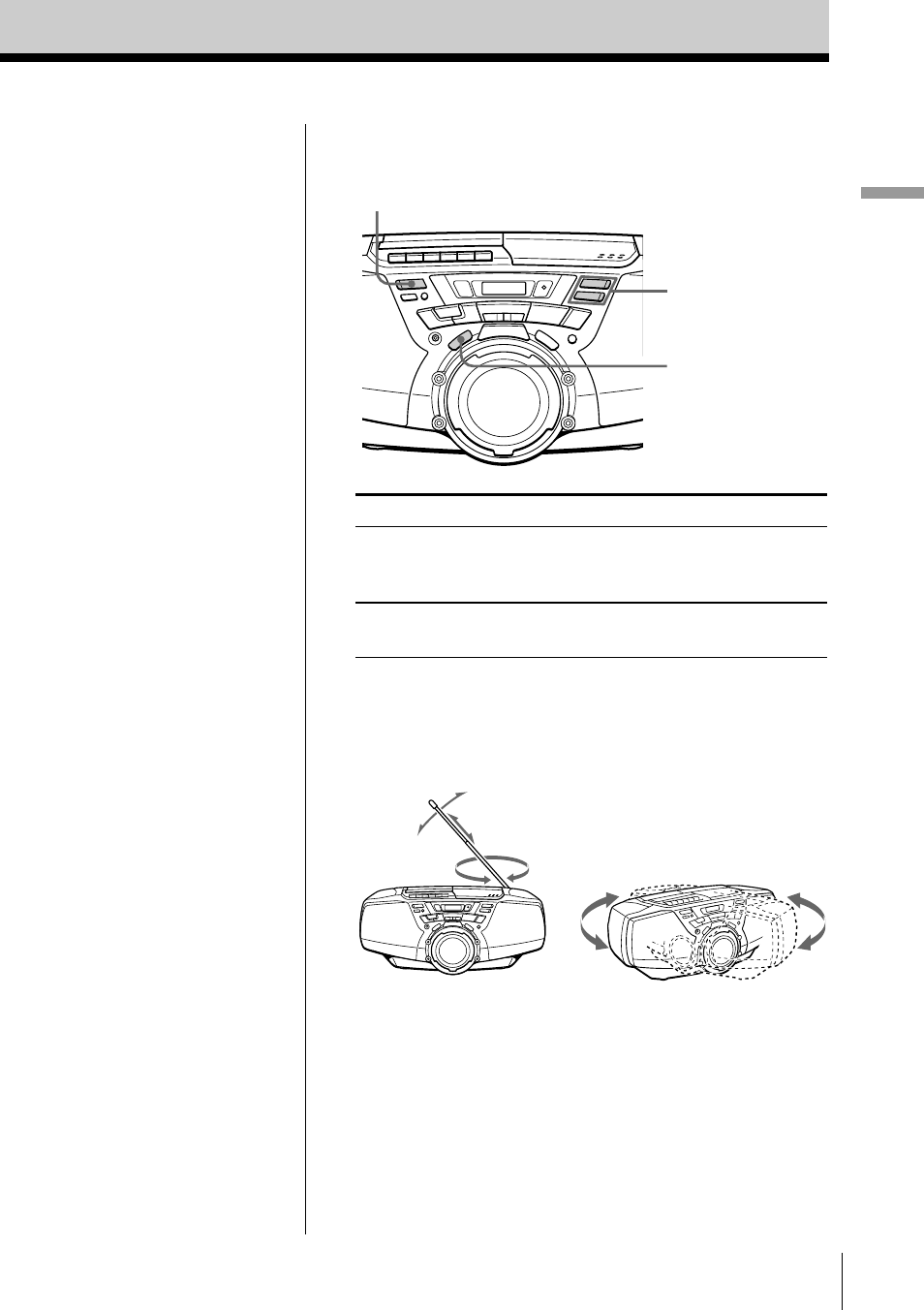 Basic operations 7 | Sony CFD-G30L User Manual | Page 7 / 72