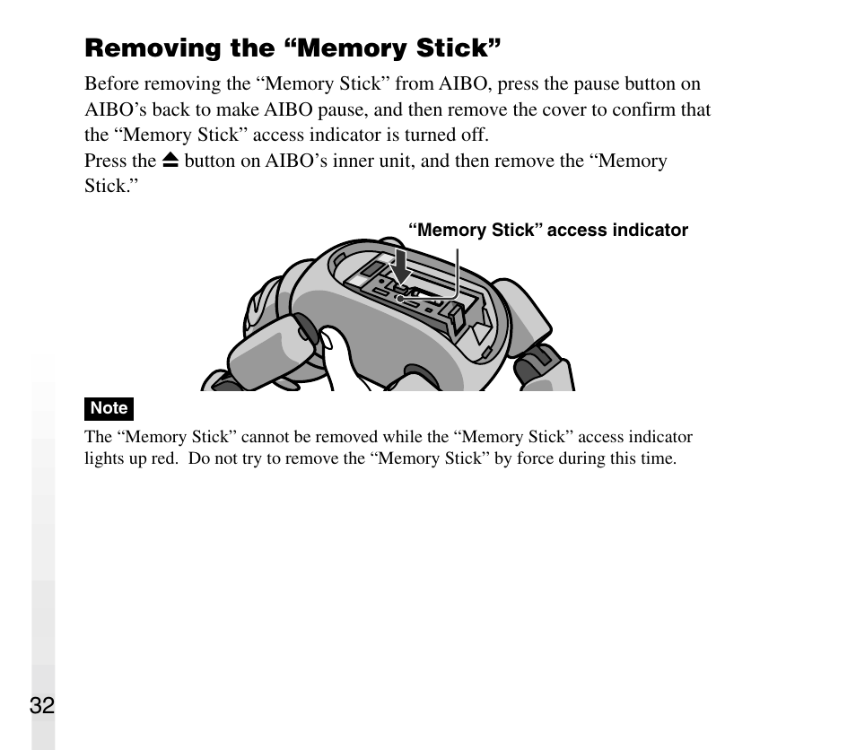 Sony ERS-31L User Manual | Page 32 / 64