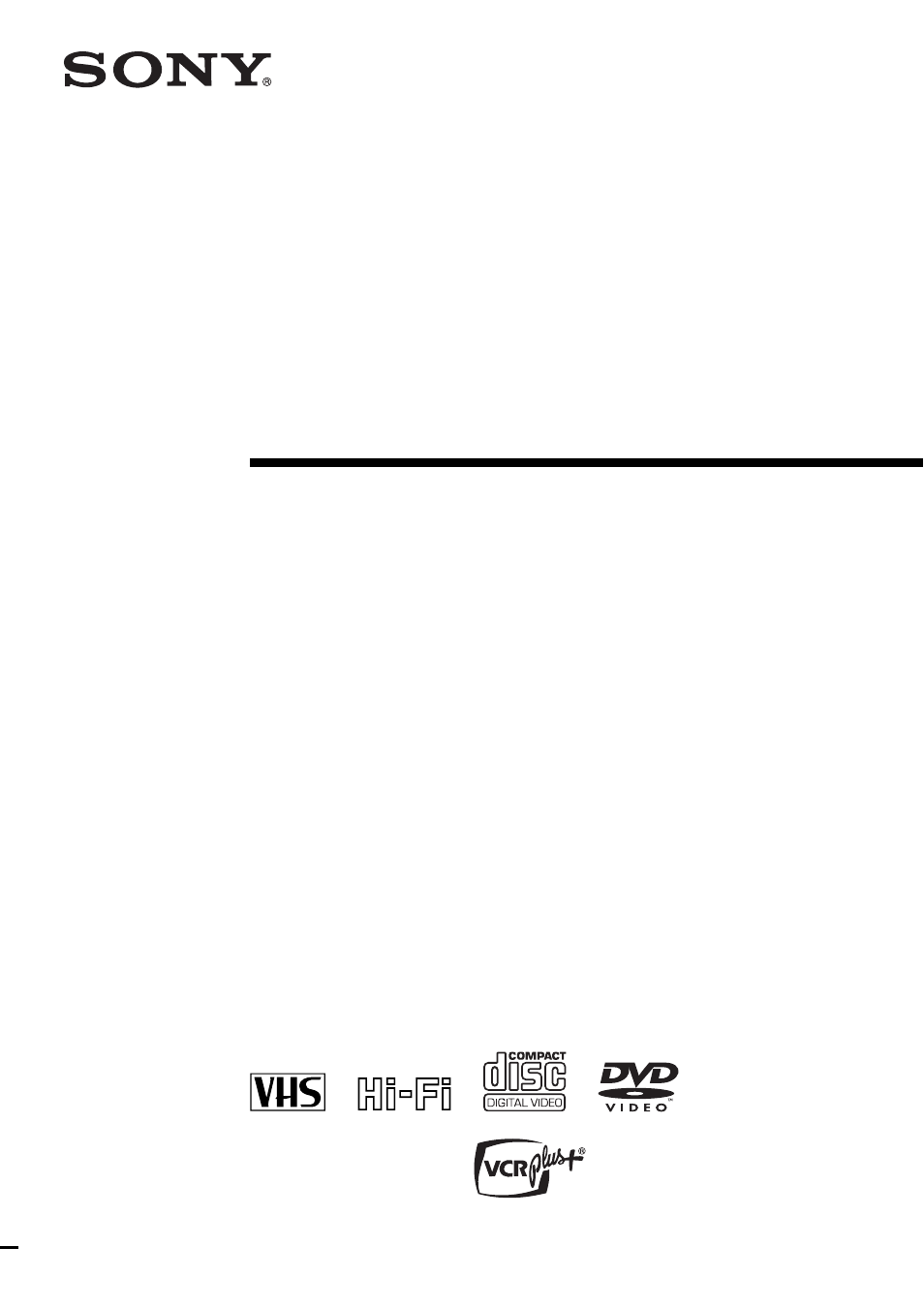 Sony SLV-D500P User Manual | 120 pages