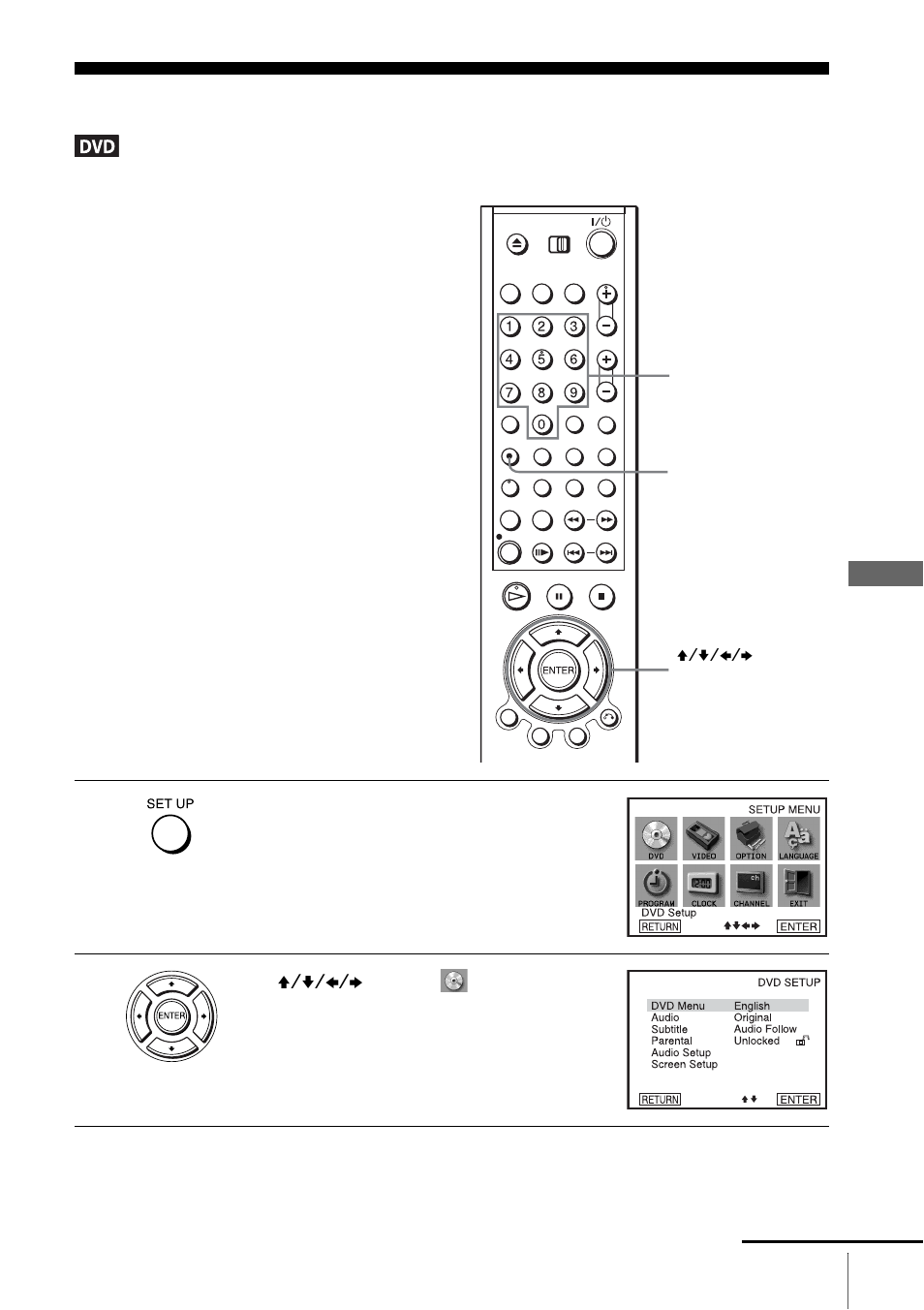 Parental control (limiting playback by children), Parental control, Limiting playback by children) | Sony SLV-D500P User Manual | Page 67 / 120