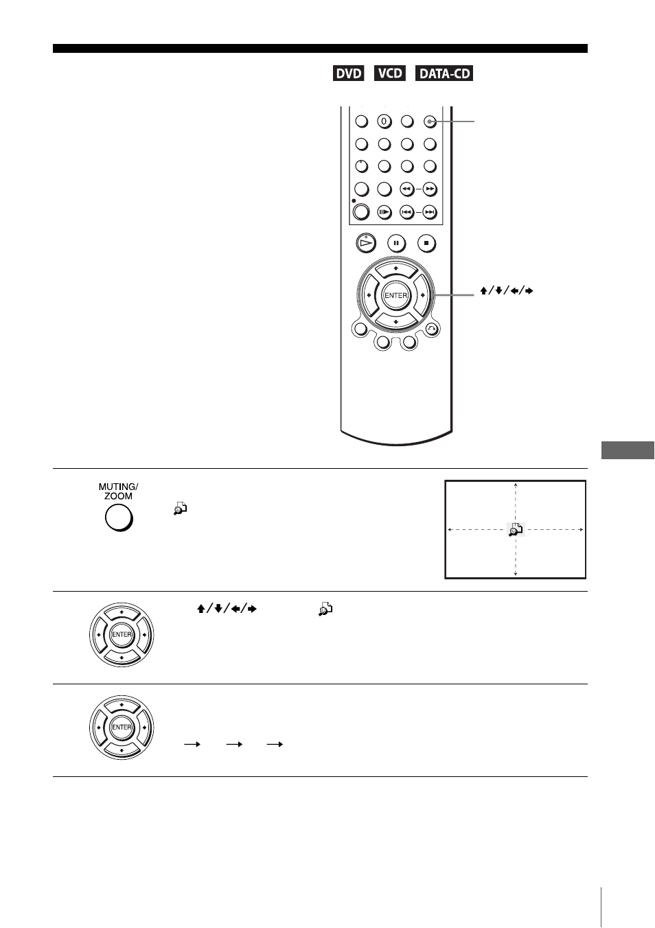 Zooming into a scene | Sony SLV-D500P User Manual | Page 71 / 120