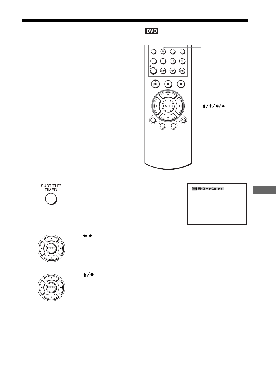 Displaying the subtitle | Sony SLV-D500P User Manual | Page 73 / 120