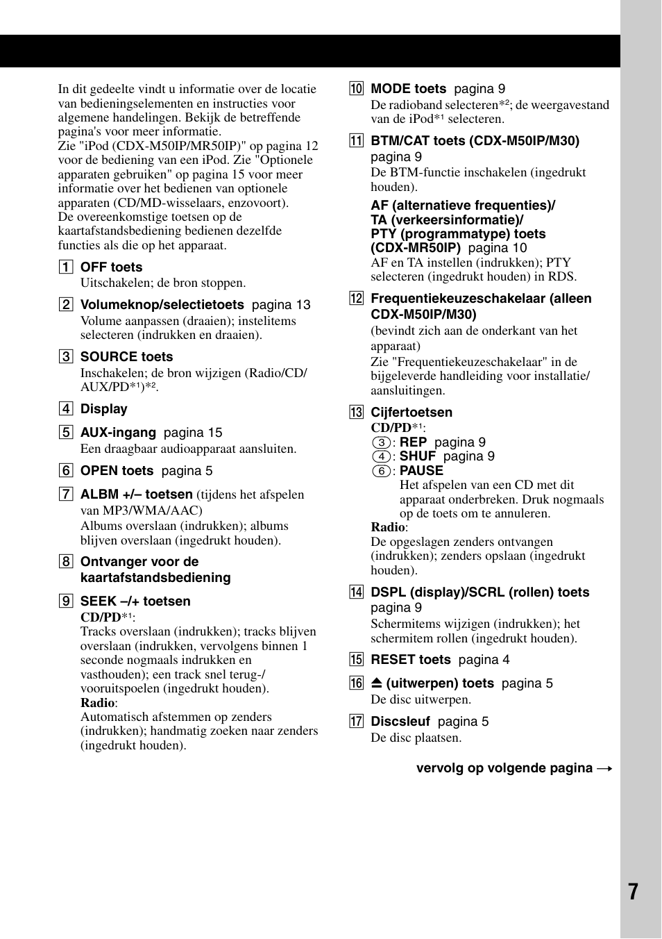 Sony CDX-M50IP User Manual | Page 103 / 144