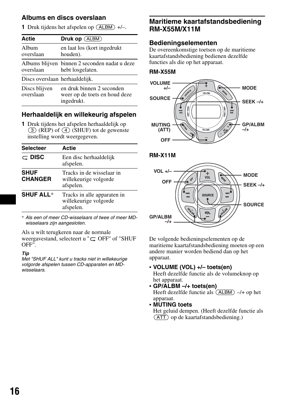 Maritieme kaartafstandsbediening rm-x55m/x11m | Sony CDX-M50IP User Manual | Page 112 / 144