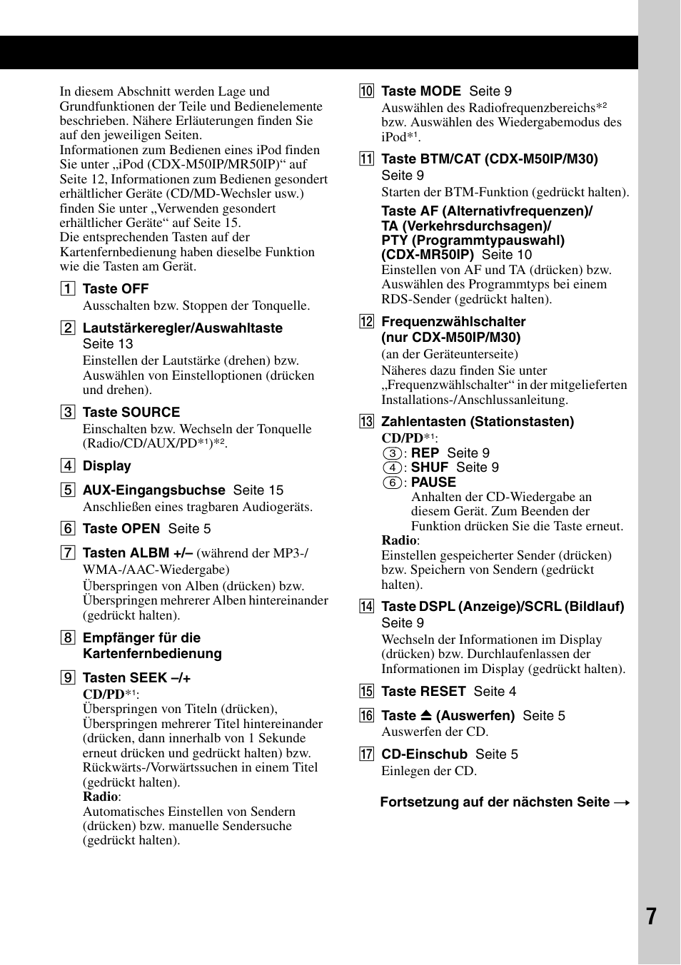 Sony CDX-M50IP User Manual | Page 79 / 144