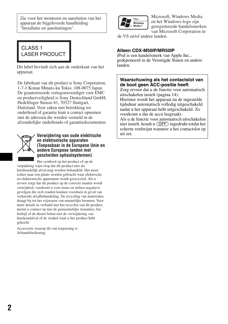 Sony CDX-M50IP User Manual | Page 98 / 144