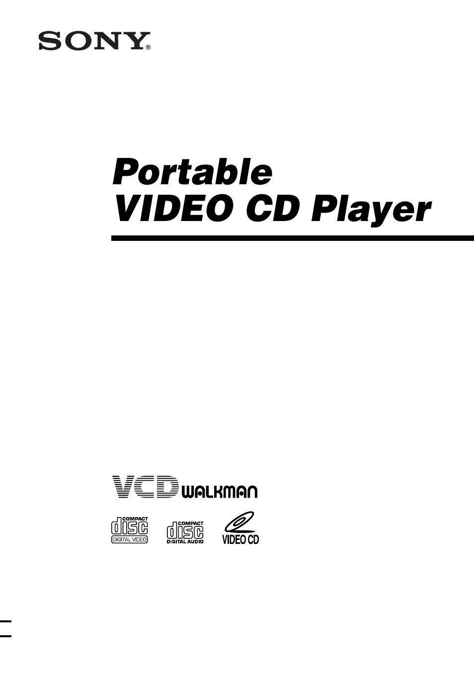Sony D-VJ85 User Manual | 36 pages
