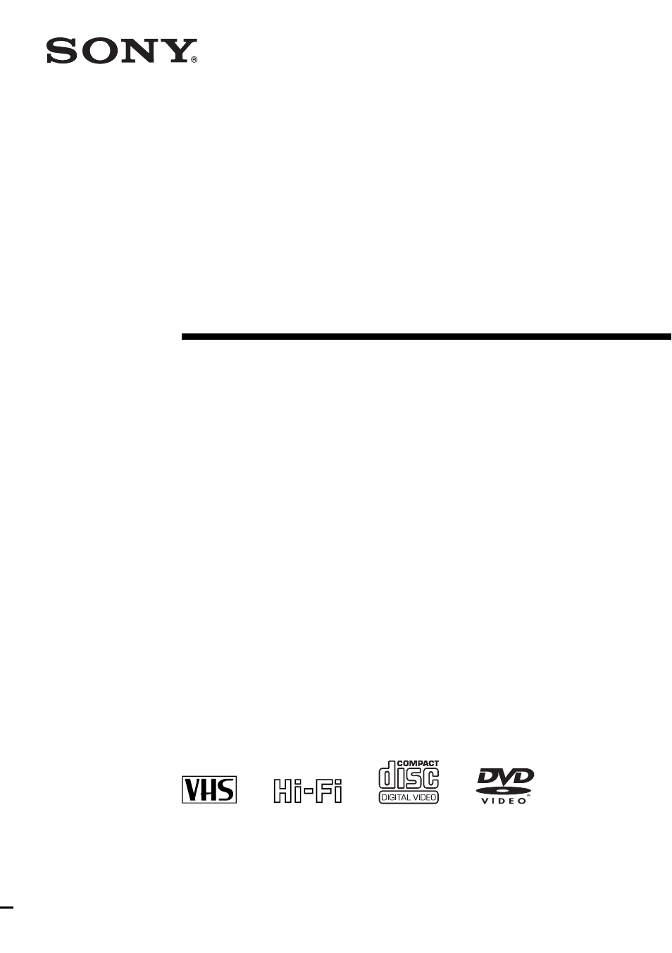 Sony SLV-D201P User Manual | 108 pages