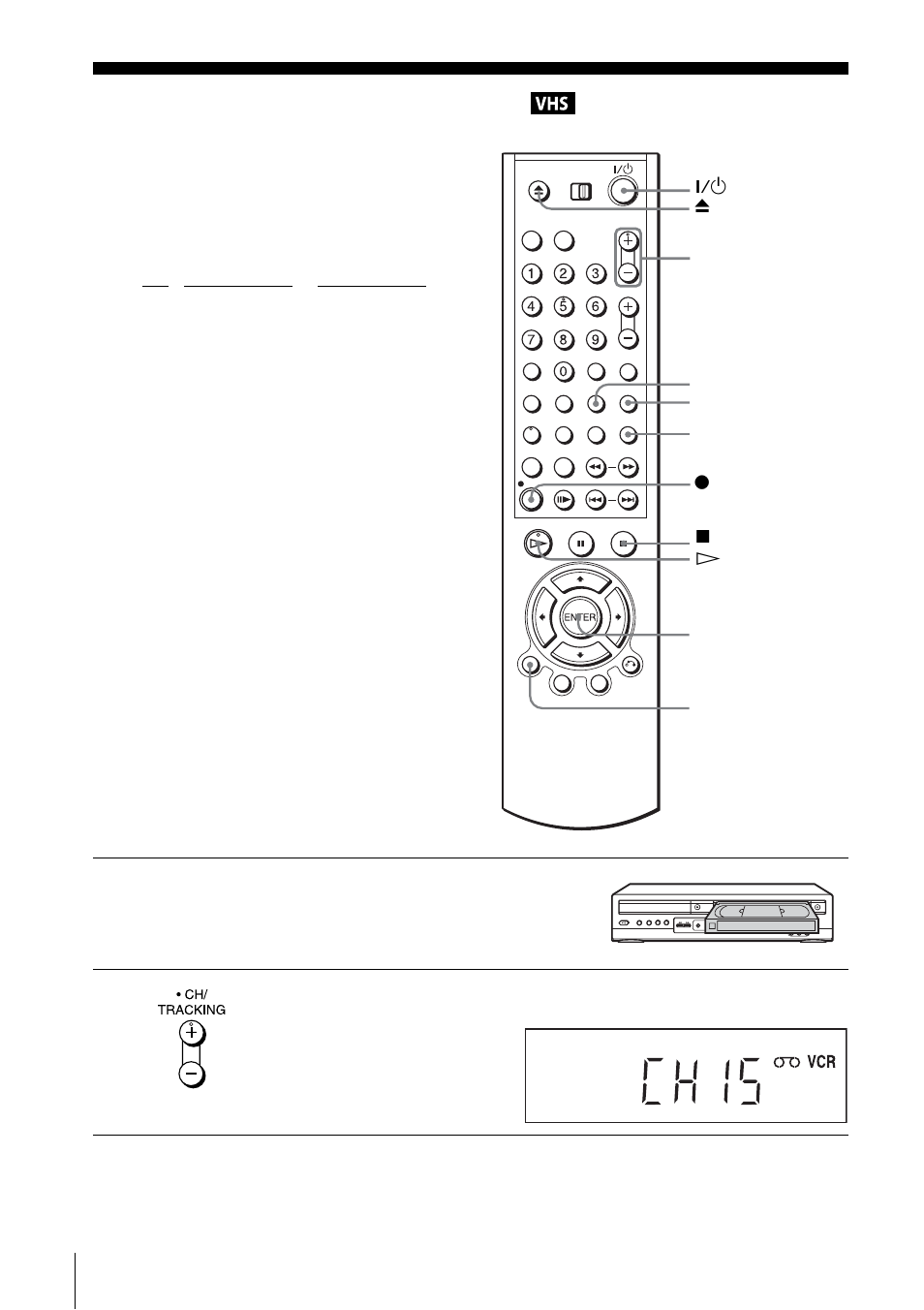 Recording tv programs | Sony SLV-D201P User Manual | Page 34 / 108