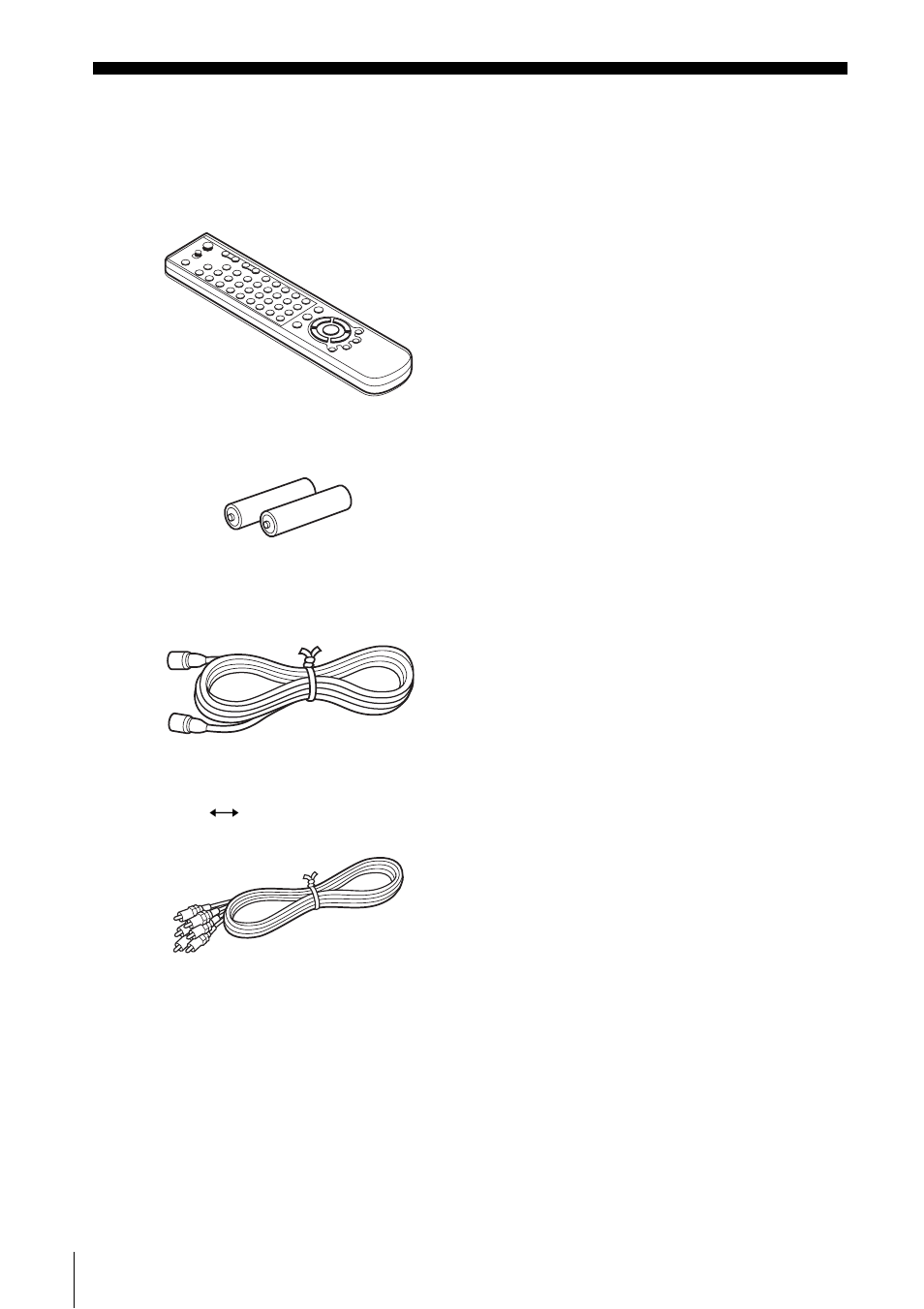 Getting started, Step1: unpacking, Step 1 : unpacking | Sony SLV-D201P User Manual | Page 8 / 108