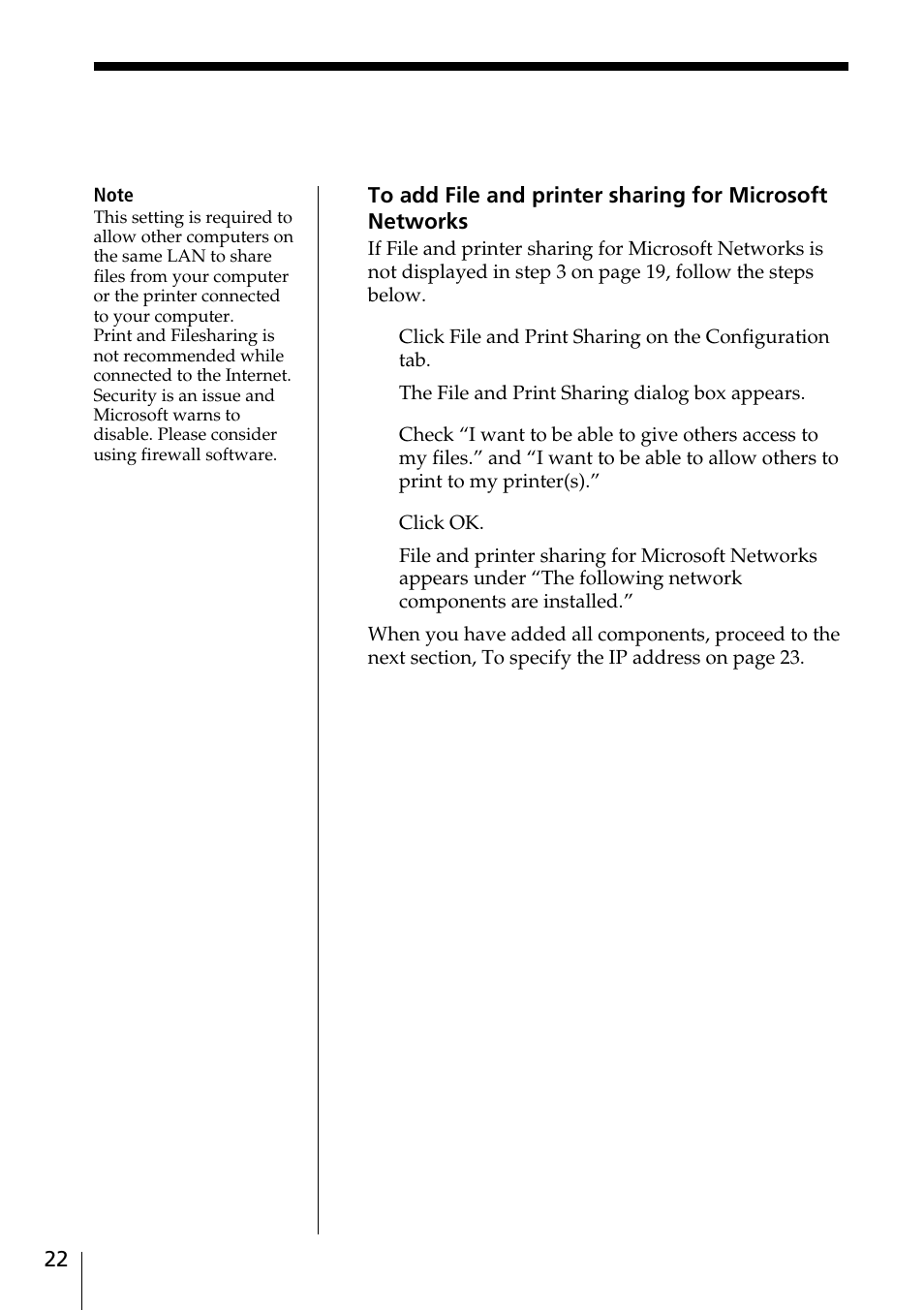 Sony PCWA-C100 User Manual | Page 22 / 68