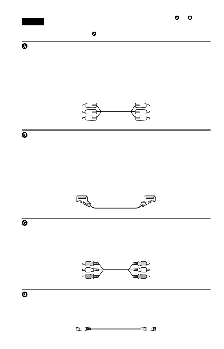 If you are connecting to a scart input jack, If you are connecting to a video input jack, If you are connecting to an s video input jack | Sony DVP-LS785V  EN User Manual | Page 18 / 104