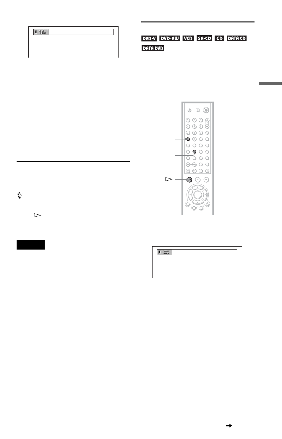 Playing repeatedly (repeat play) | Sony DVP-LS785V  EN User Manual | Page 41 / 104