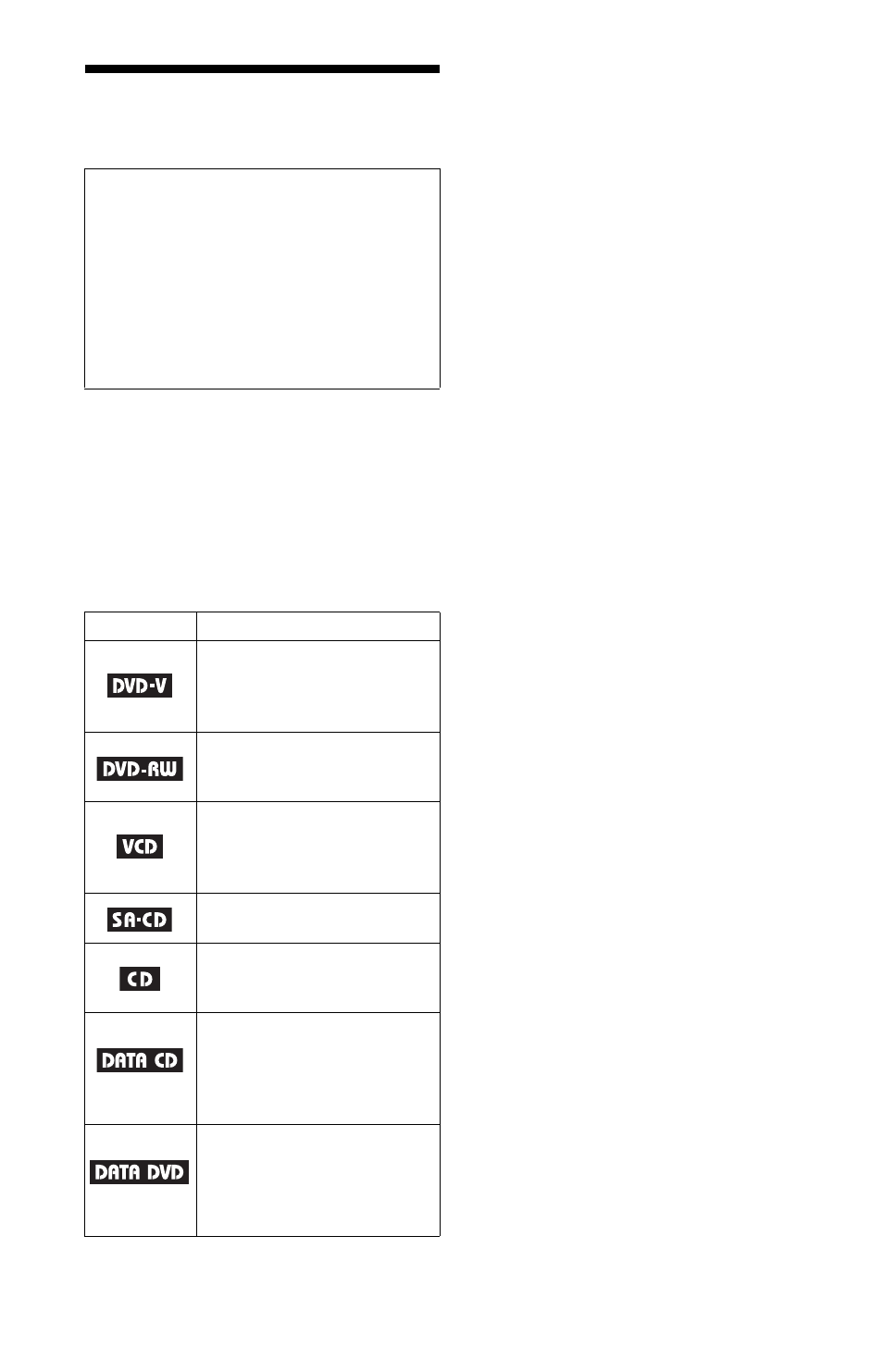 About this manual | Sony DVP-LS785V  EN User Manual | Page 6 / 104
