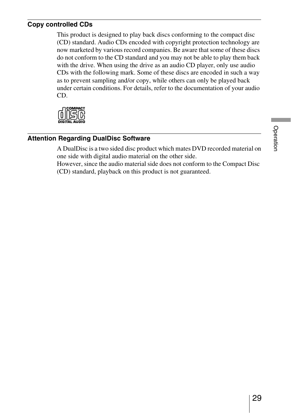 Sony DRU-830A User Manual | Page 29 / 36