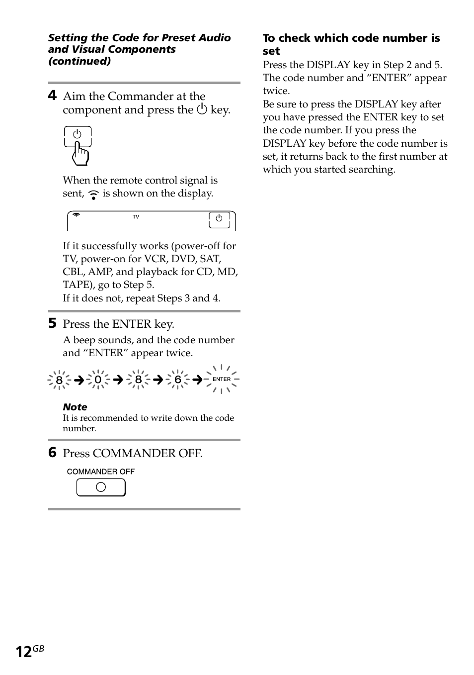 Sony RM-AV2500T User Manual | Page 12 / 140