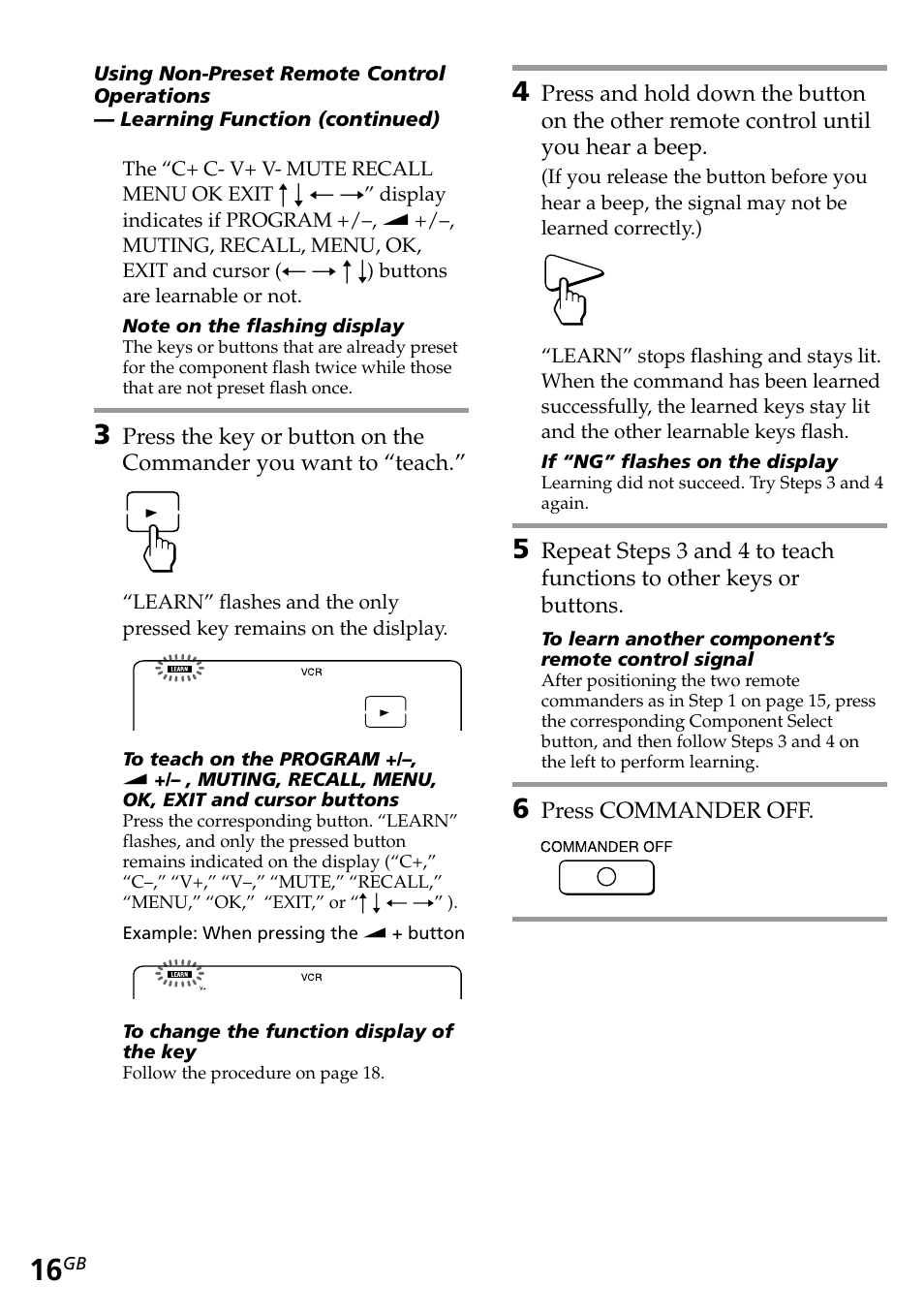 Sony RM-AV2500T User Manual | Page 16 / 140