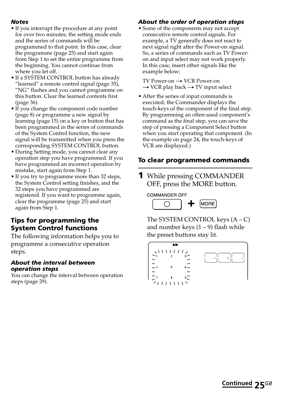 Sony RM-AV2500T User Manual | Page 25 / 140