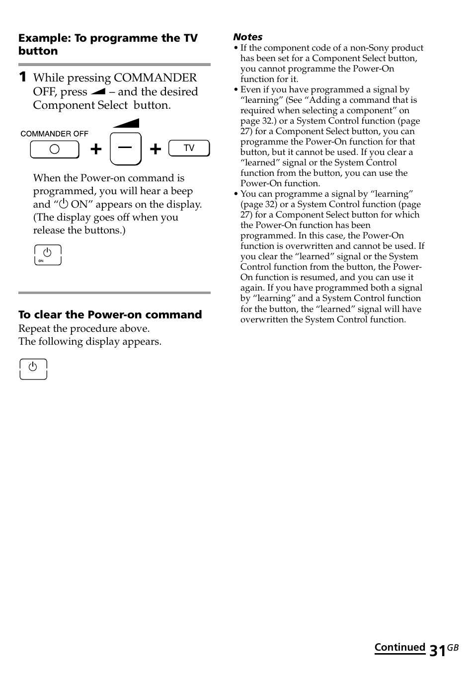 Sony RM-AV2500T User Manual | Page 31 / 140