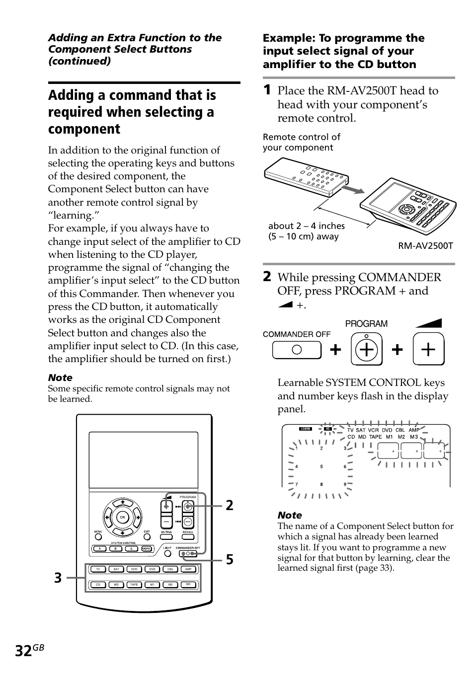 Sony RM-AV2500T User Manual | Page 32 / 140