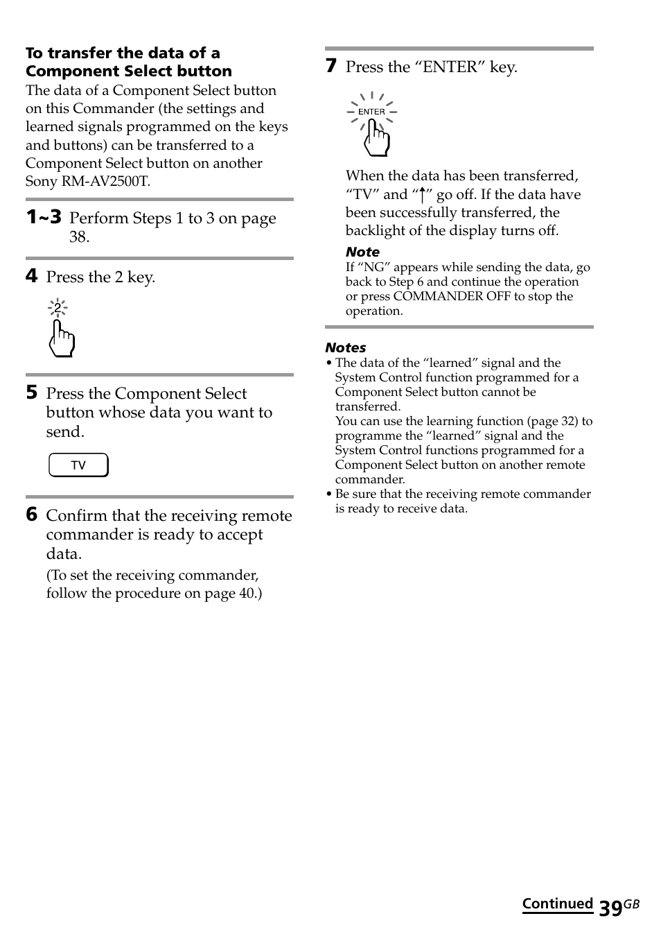 Sony RM-AV2500T User Manual | Page 39 / 140