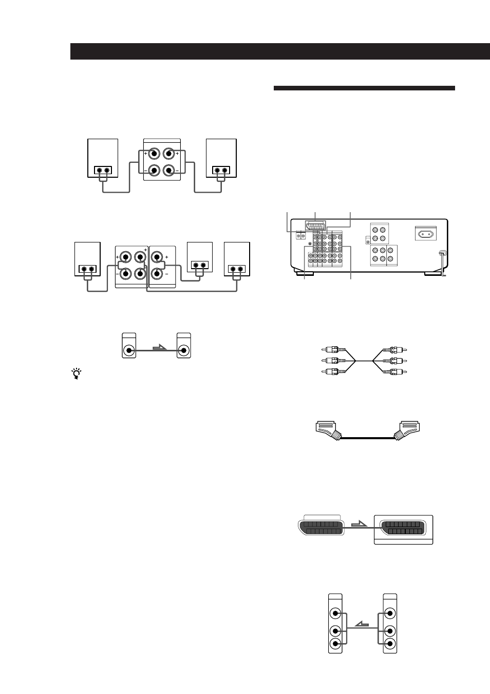 Conexión de un televisor/ videograbadora, Preparativos, Descripción general | Conexiones | Sony TA-VE800G User Manual | Page 100 / 181