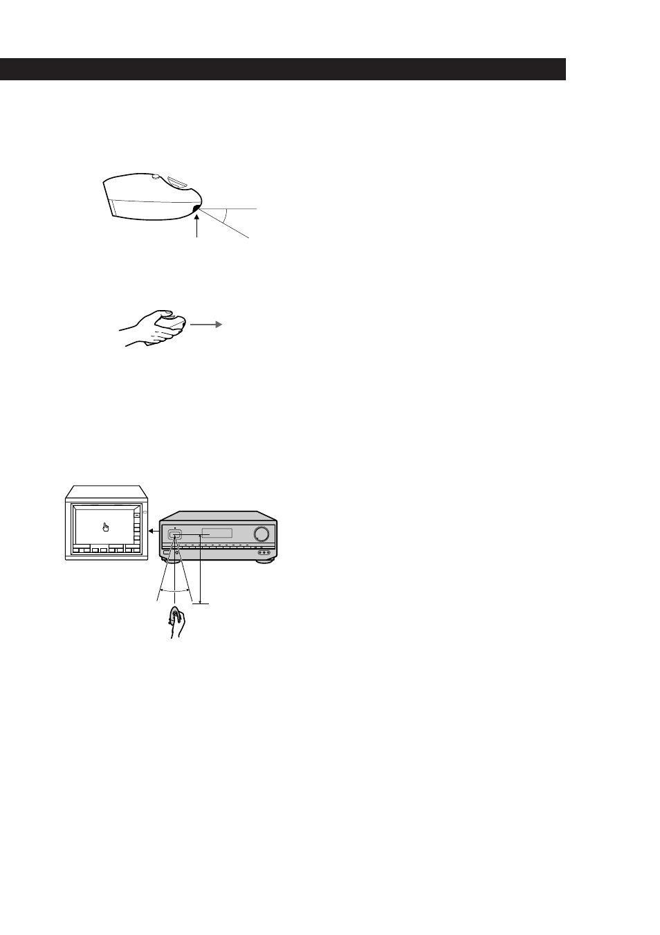 Preparación y utilización del telemando, Sugerencias para el manejo del telemando | Sony TA-VE800G User Manual | Page 103 / 181